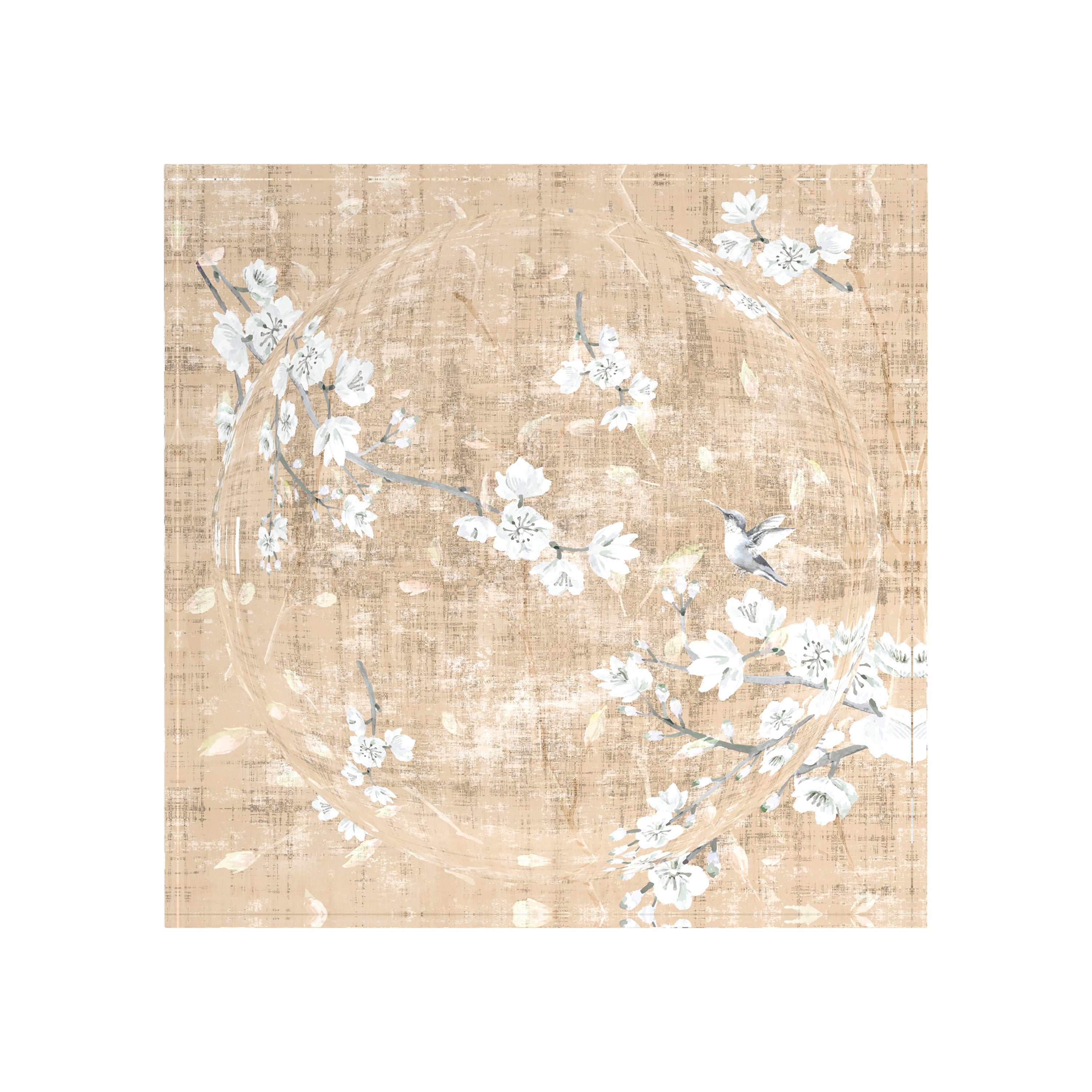 Blossom Fantasia French Gray Acrylic Candy Catchall Dish - nicolettemayer.com
