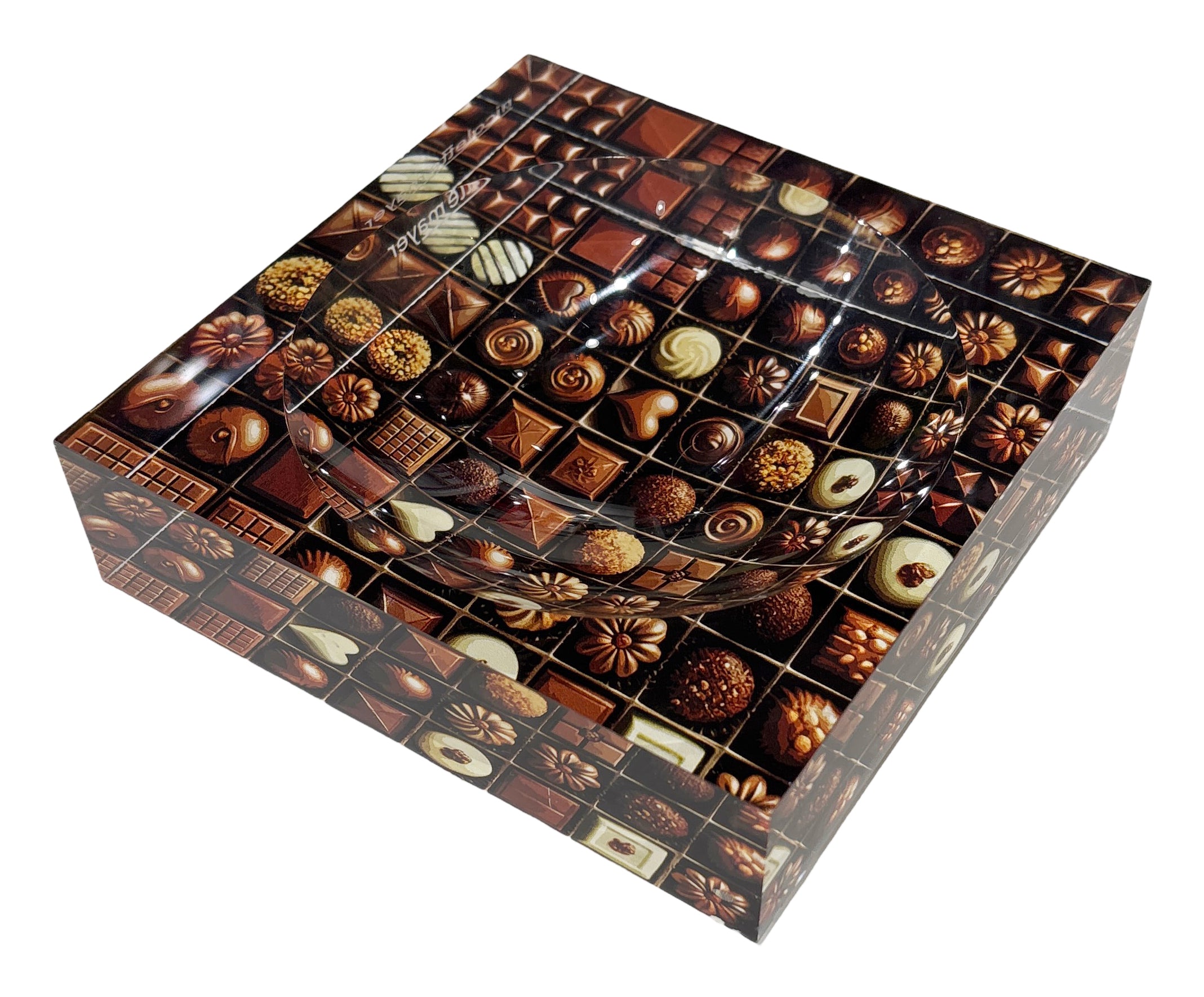 Bon Bon Chocolates Acrylic Candy Catchall Dish