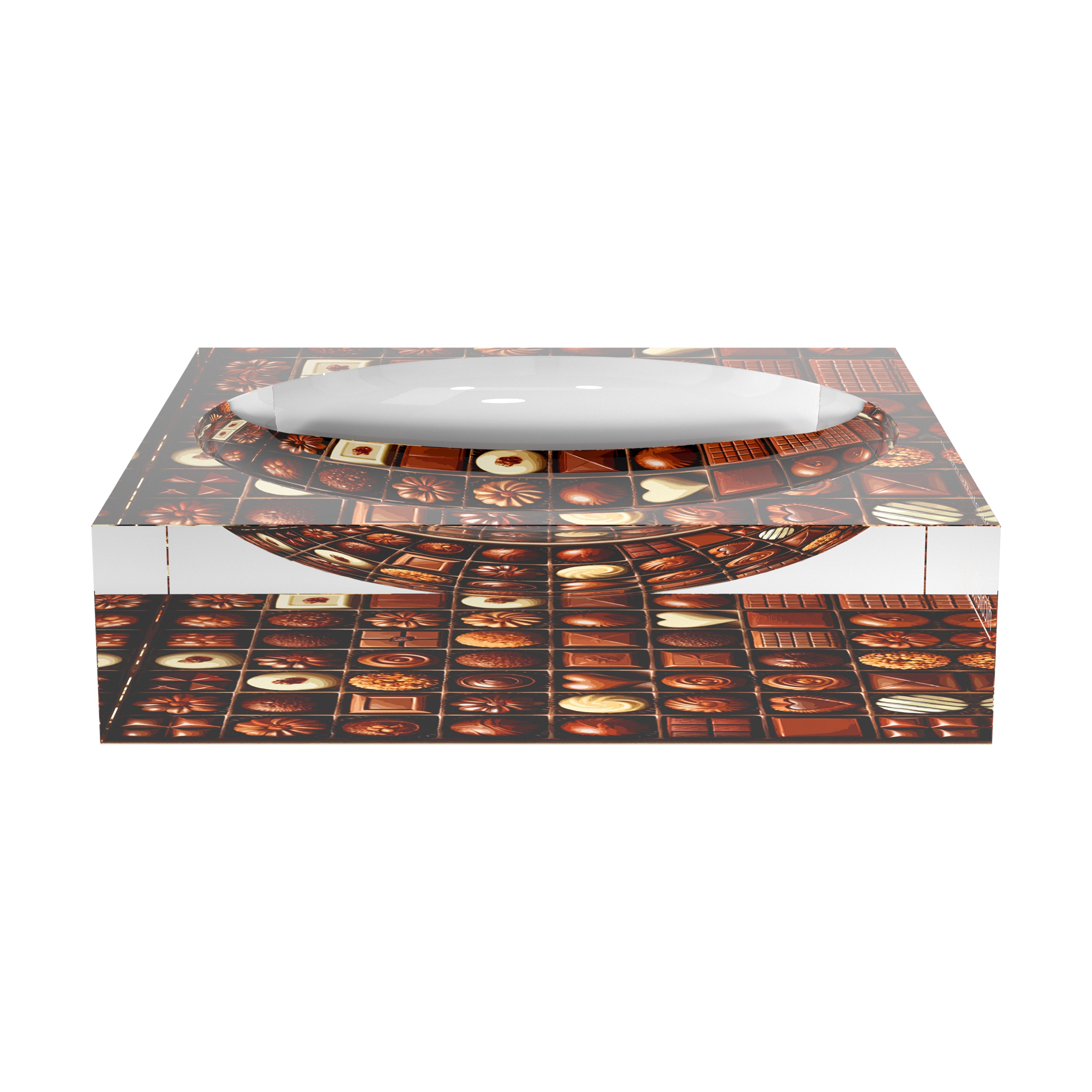 Bon Bon Chocolates Acrylic Candy Catchall Dish