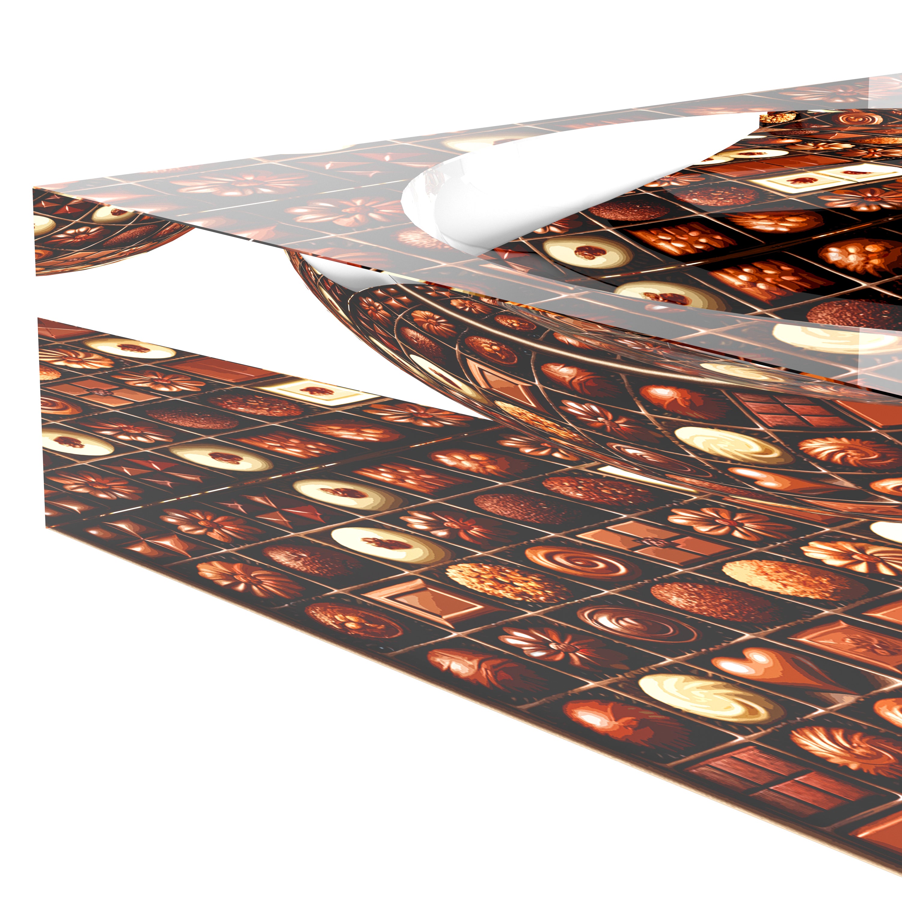 Bon Bon Chocolates Acrylic Candy Catchall Dish