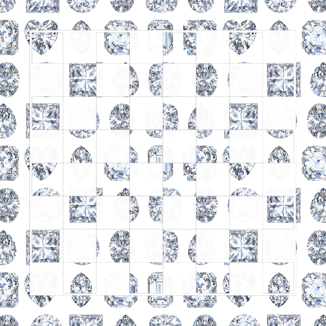 Bougie Diamonds Ice Acrylic Chess