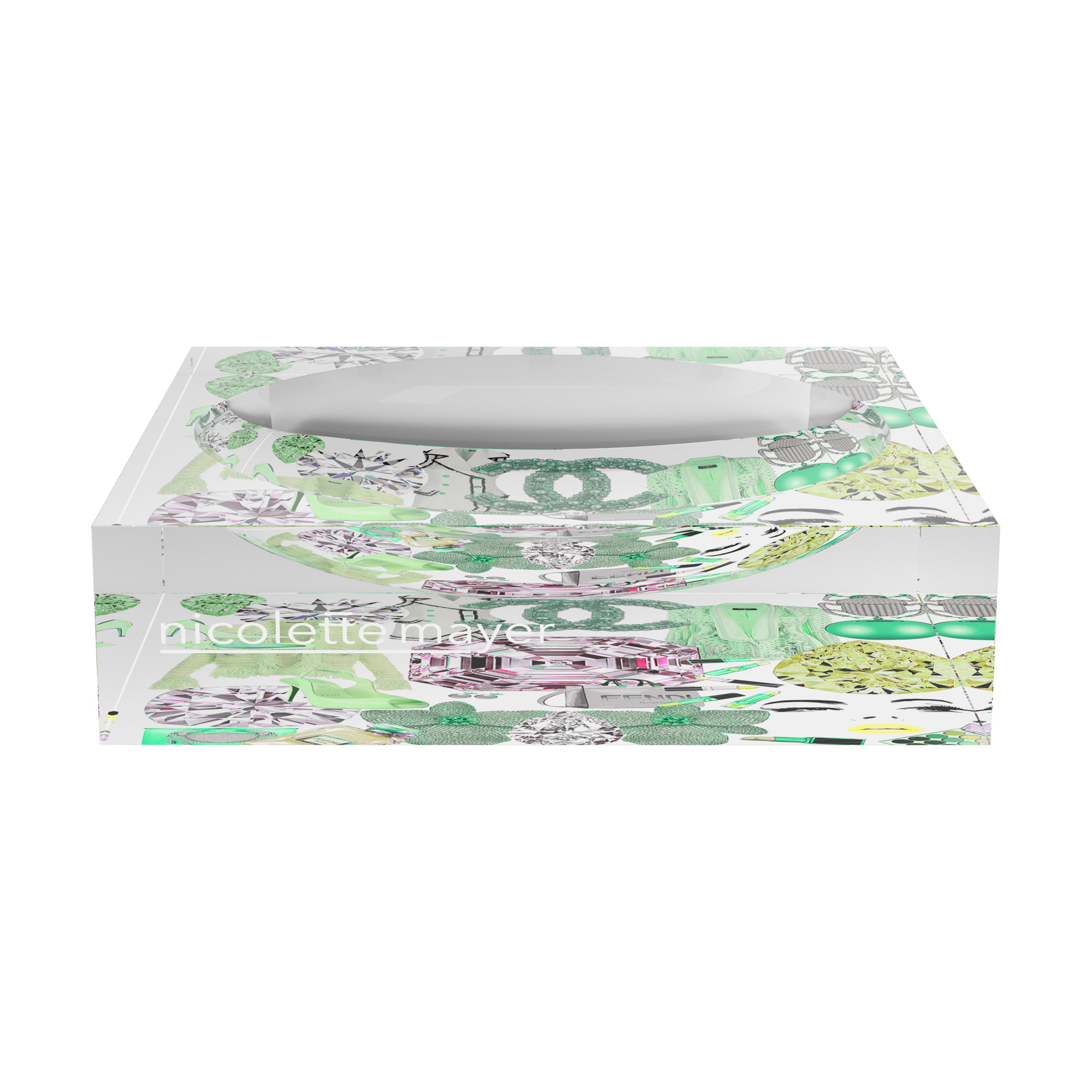 Bougie Women Nuevo Mint Acrylic Candy Catchall Dish