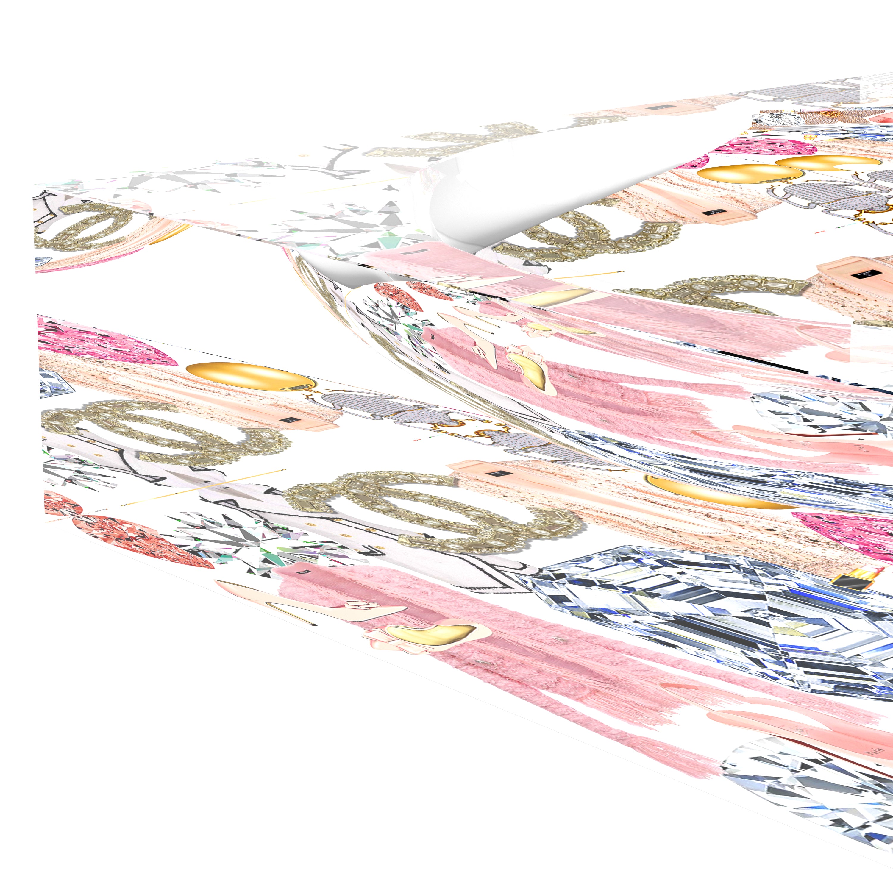 Bougie Women Nuevo Pink White Acrylic Candy Catchall Dish