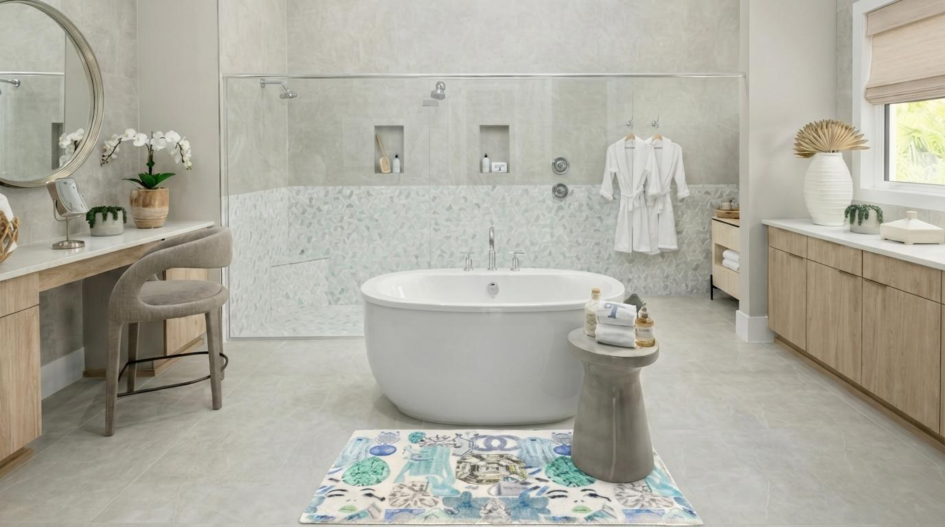 Bougie Women Nuevo Tiff Cloud Rectangle Washable Rug - nicolettemayer.com