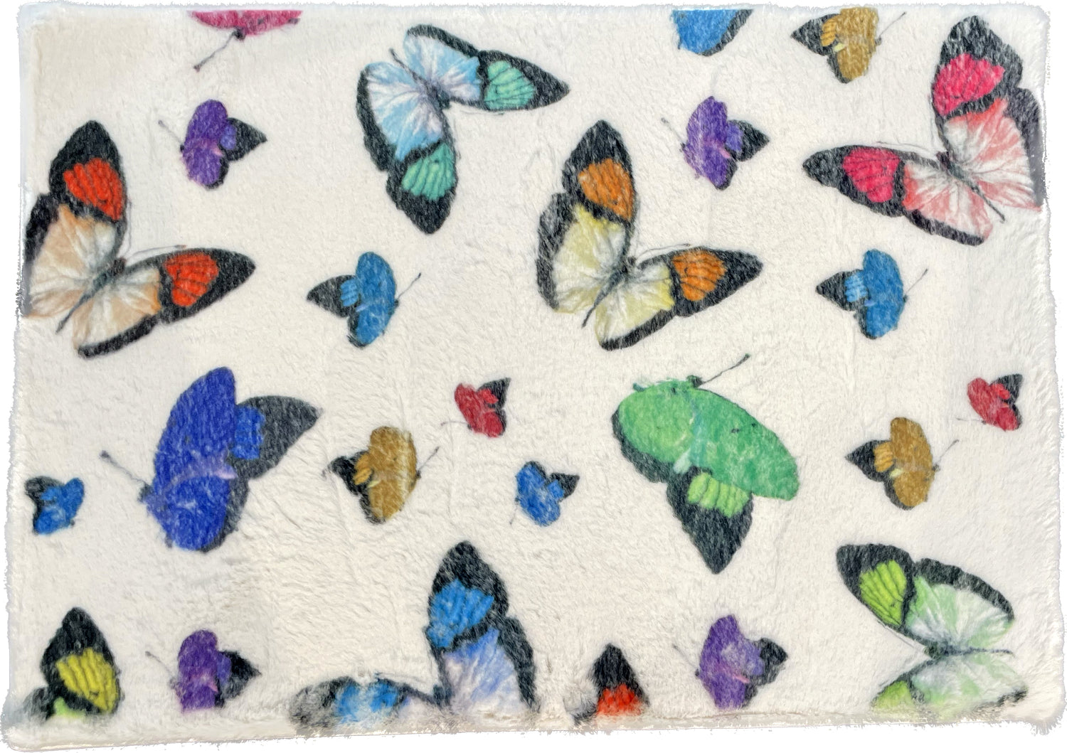 Butterflies Rectangle Cloud Washables Rug