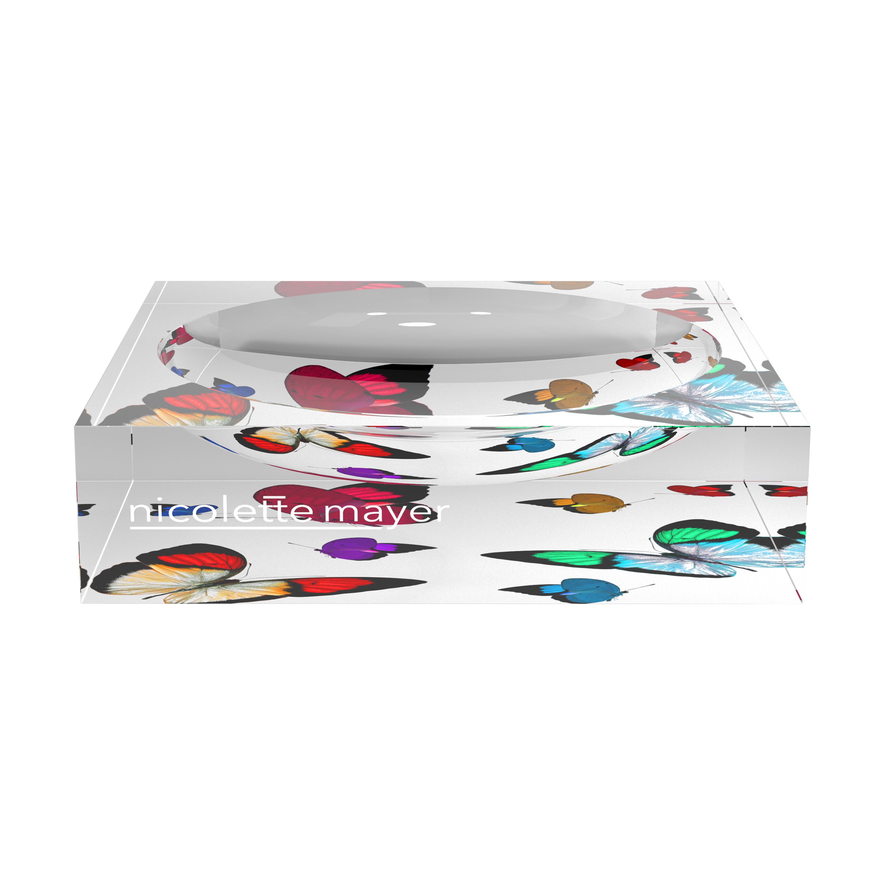 Butterflies Original Acrylic Candy Catchall Dish