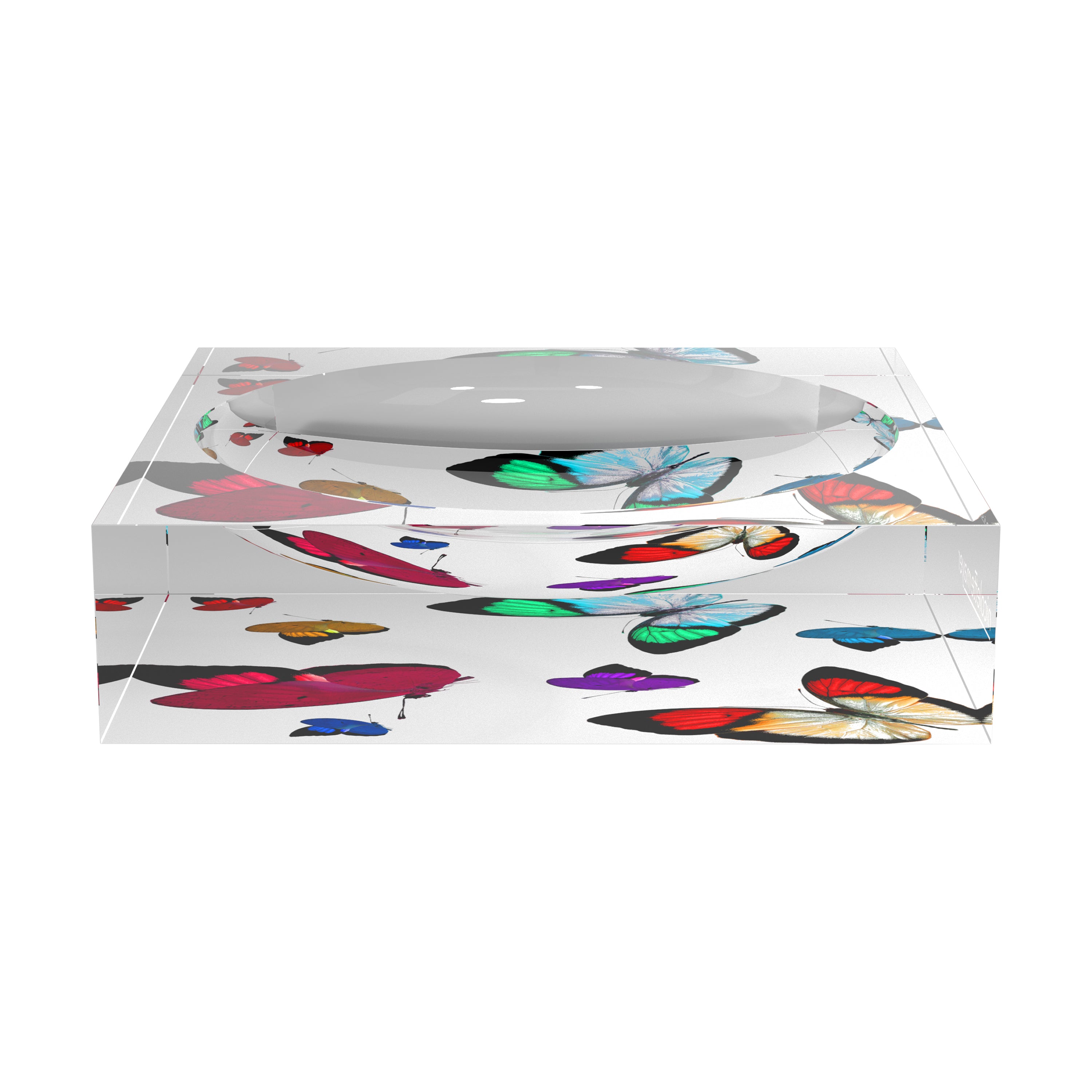 Butterflies Original Acrylic Candy Catchall Dish