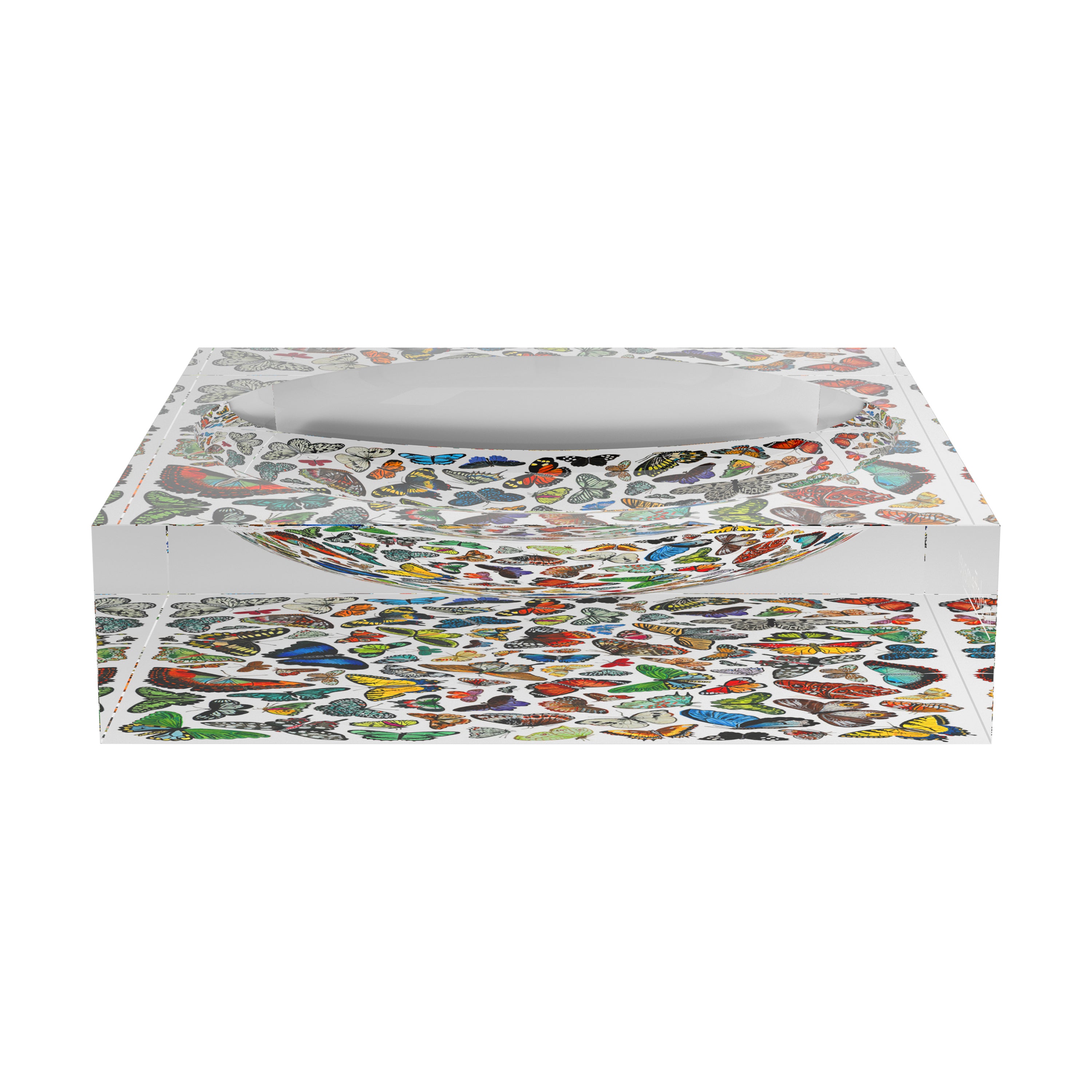 Butterflies XOXO Acrylic Candy Catchall Dish