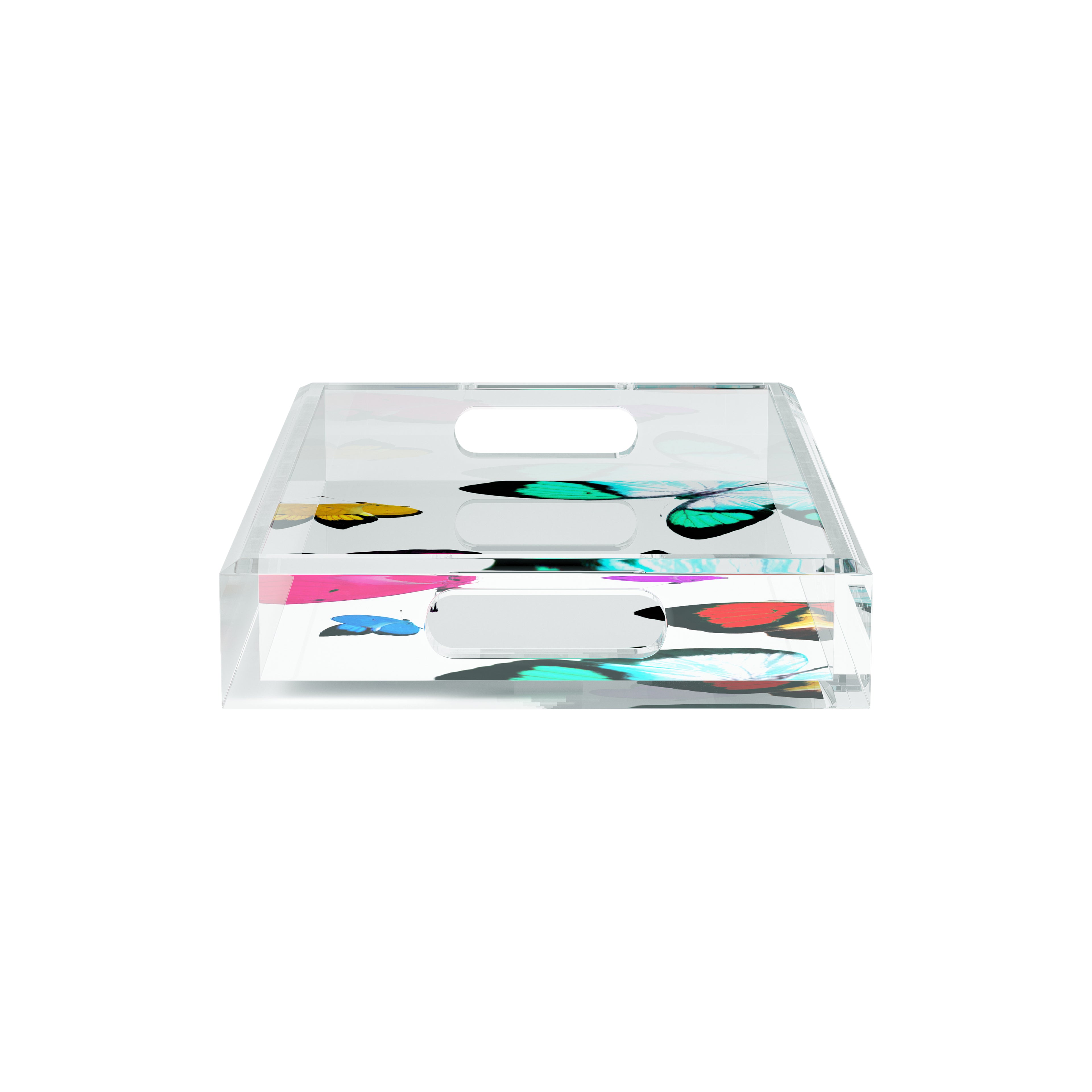 Butterflies Acrylic Vanity Tray