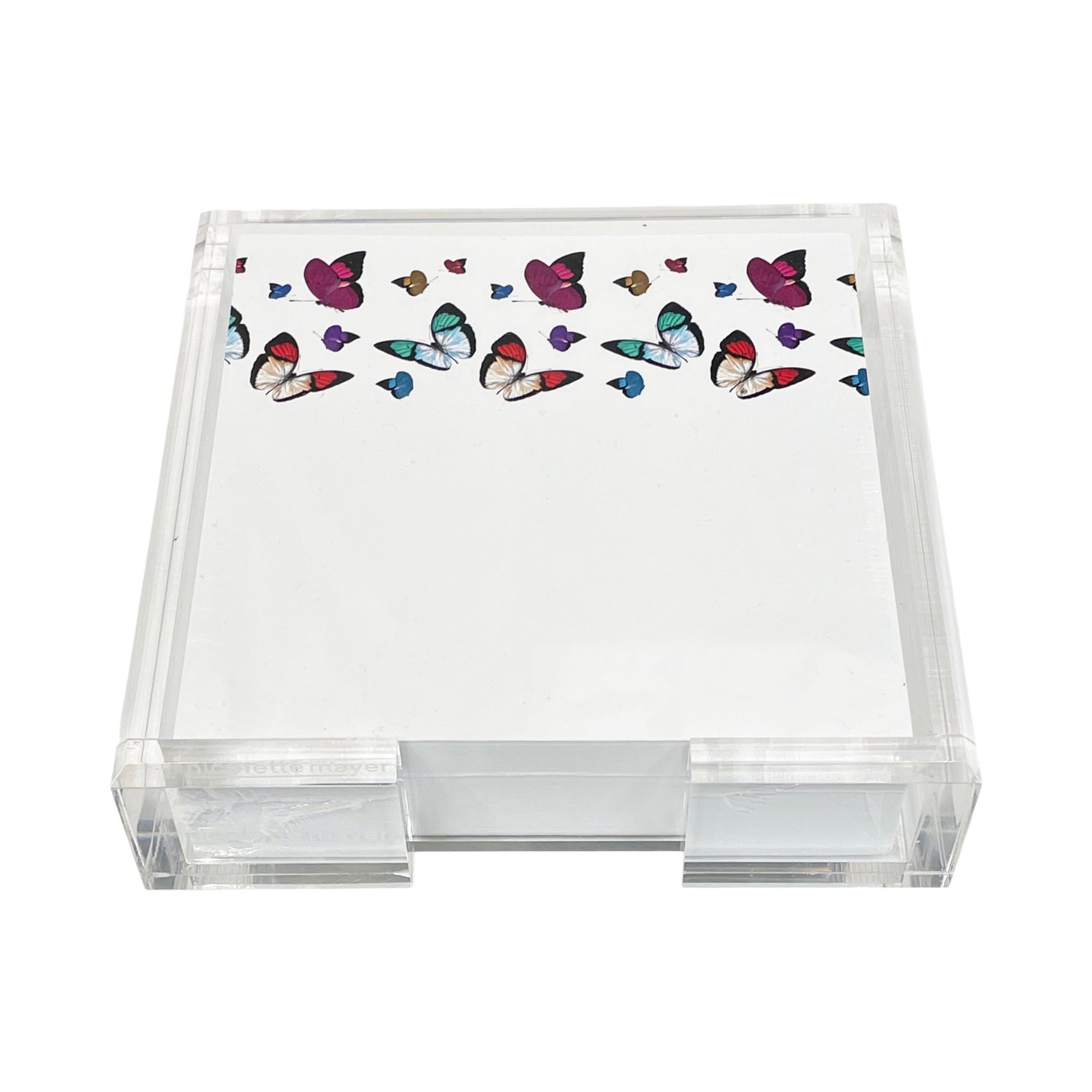 Butterfly Note Cards With Acrylic Holder