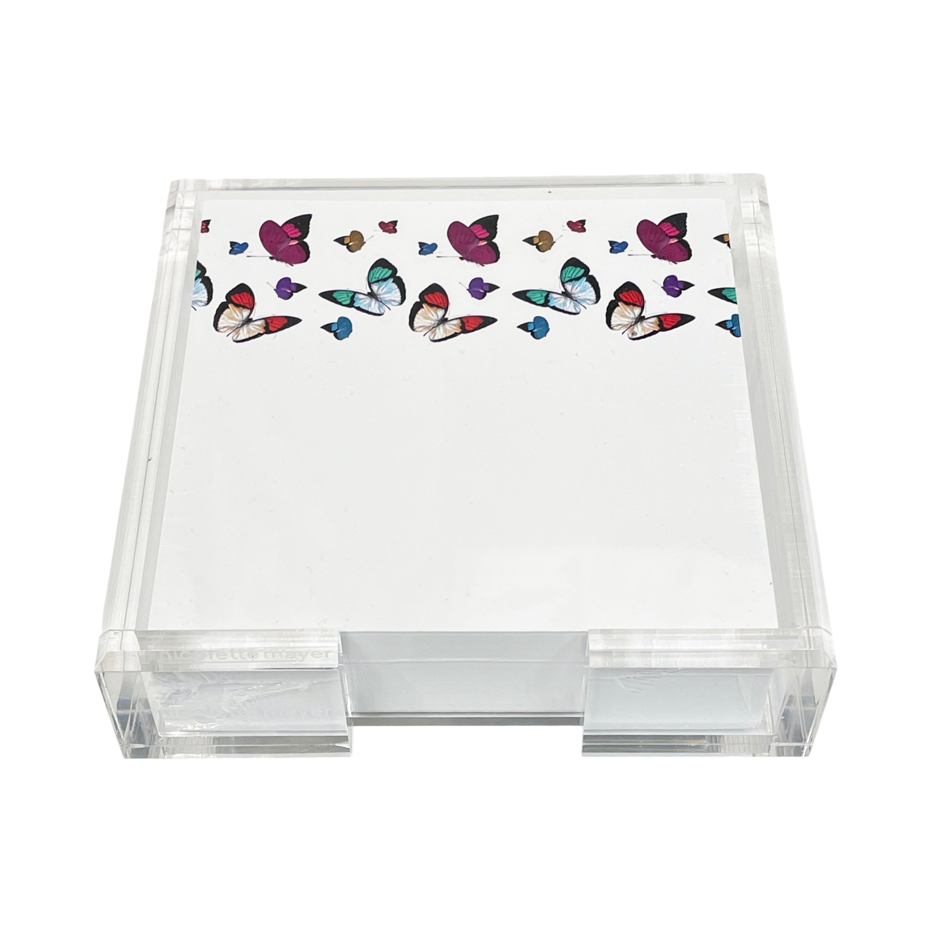 Butterfly Note Cards With Acrylic Holder