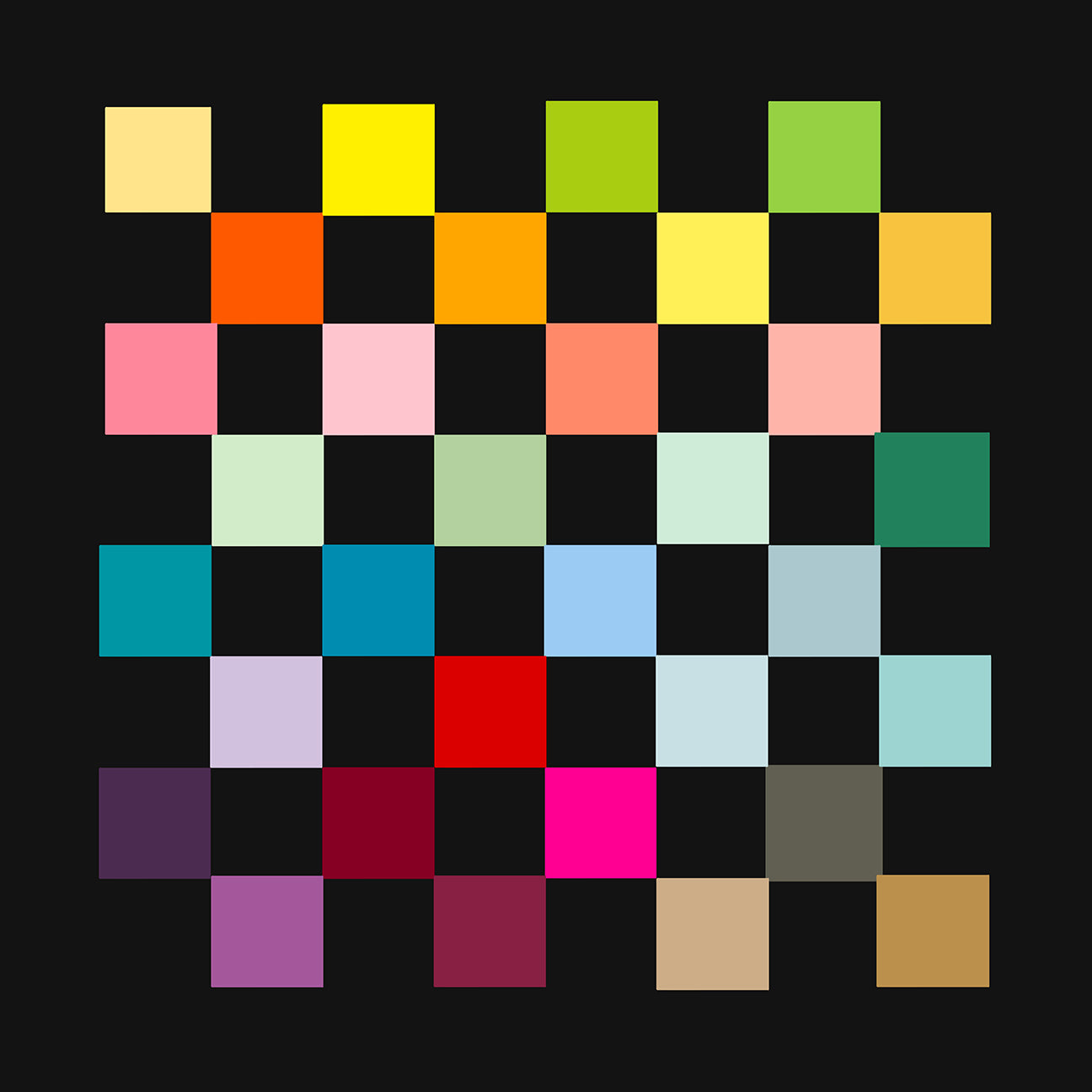 Checkerboard Black Acrylic Chess