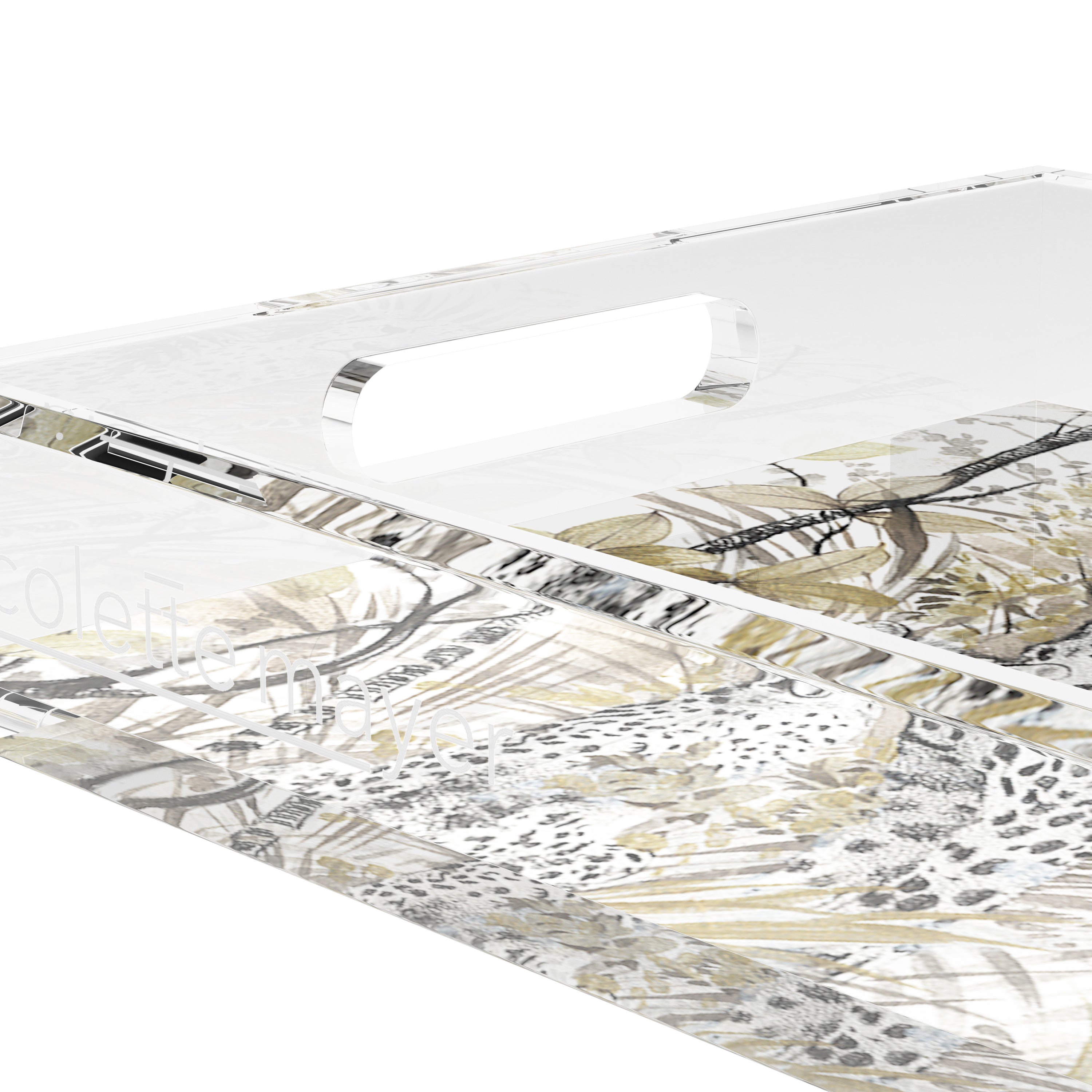 Arcadia Cheetah 12.5X7.75 Acrylic Tray - nicolettemayer.com