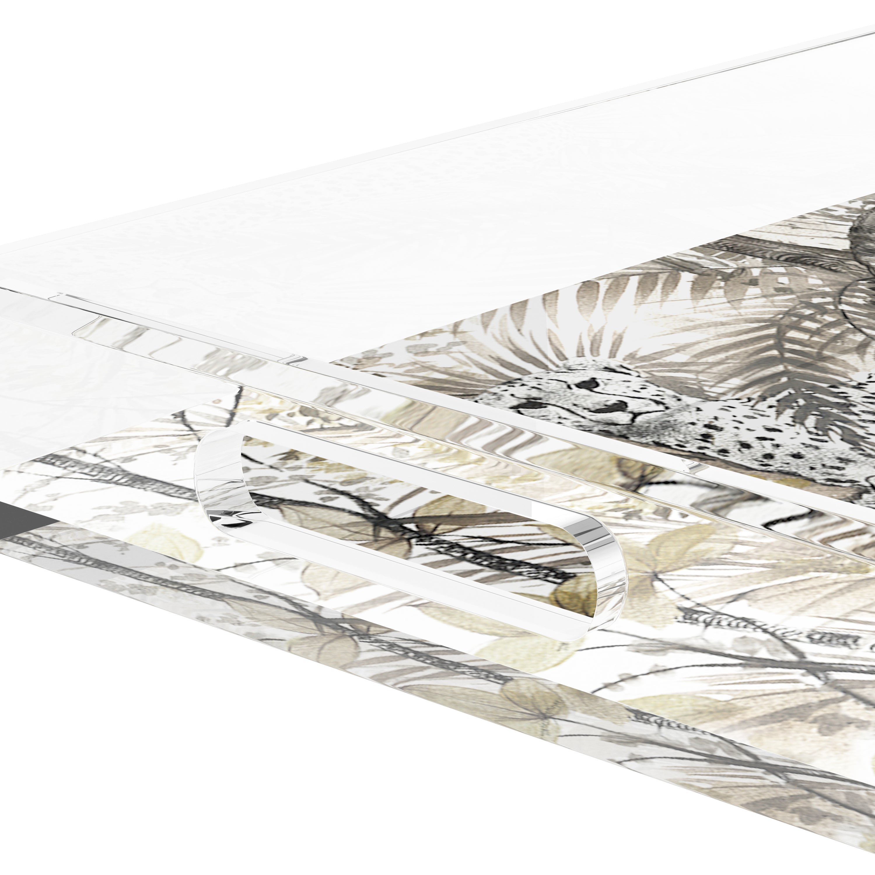 Arcadia Cheetah 22.5X14.5 Acrylic Tray - nicolettemayer.com