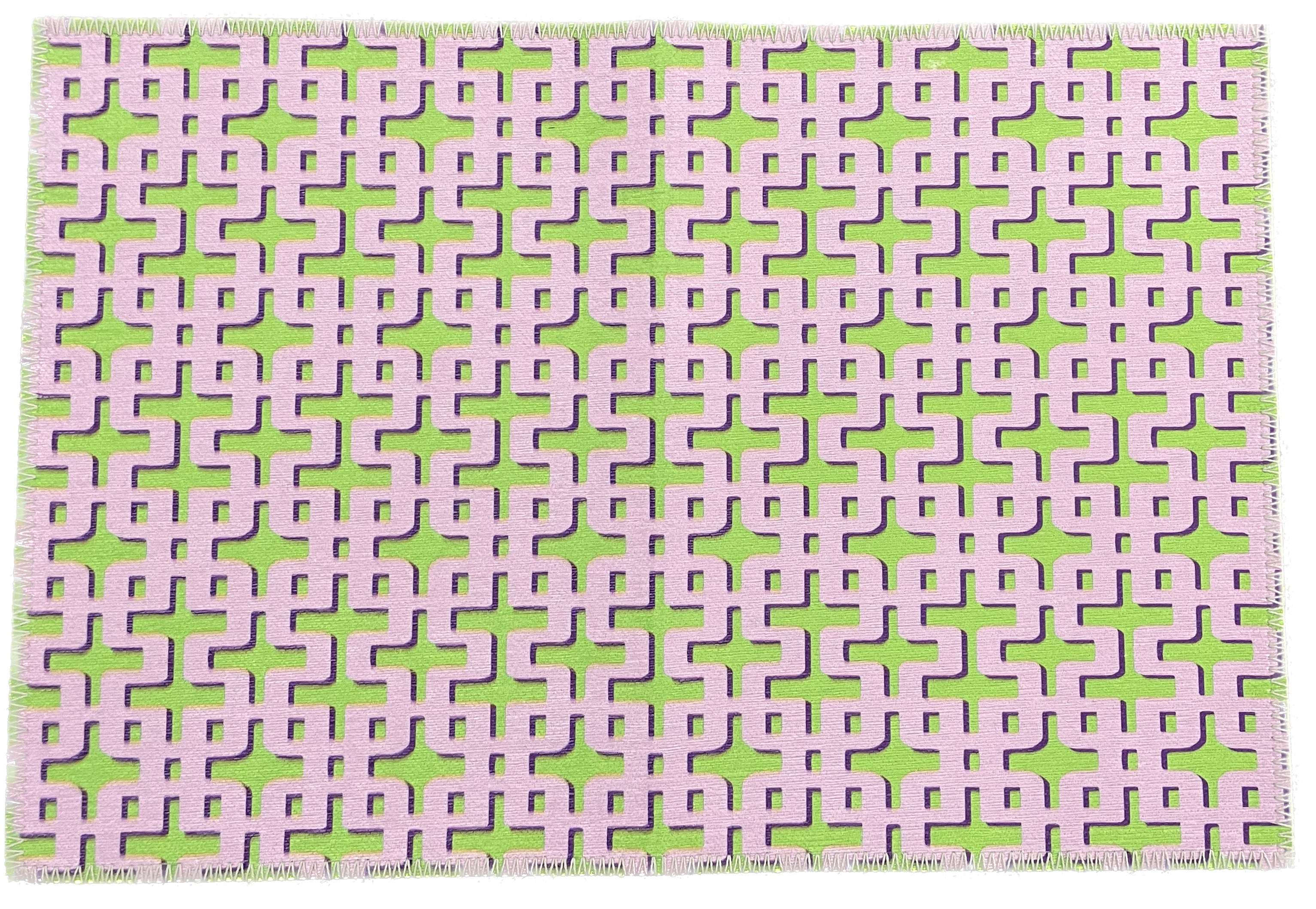 Waschbarer Chenille-Teppich „Mimi“ in Flieder „Chiang Mai“