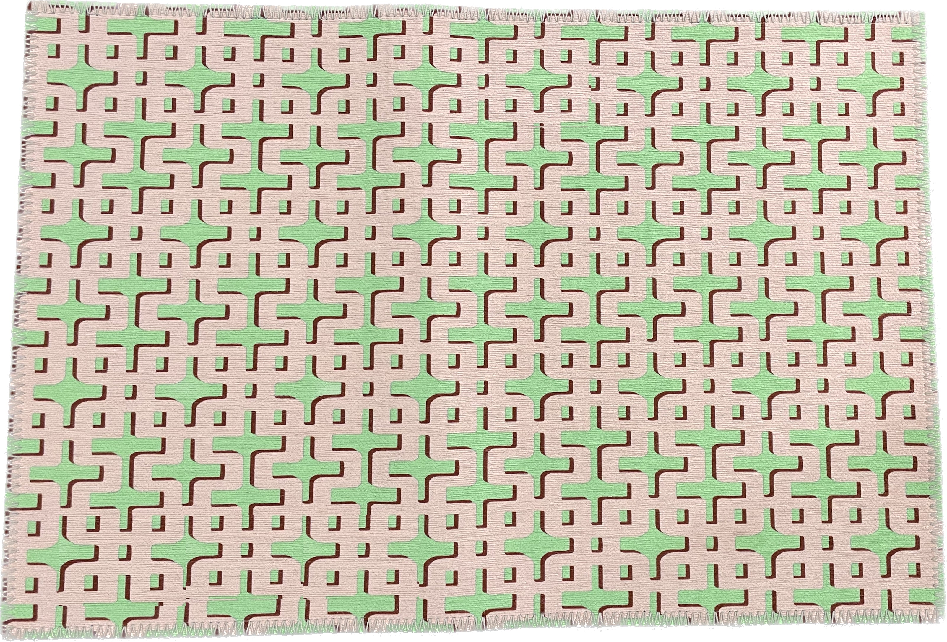 Waschbarer Chenille-Teppich „Chiang Mai Palm Springs“