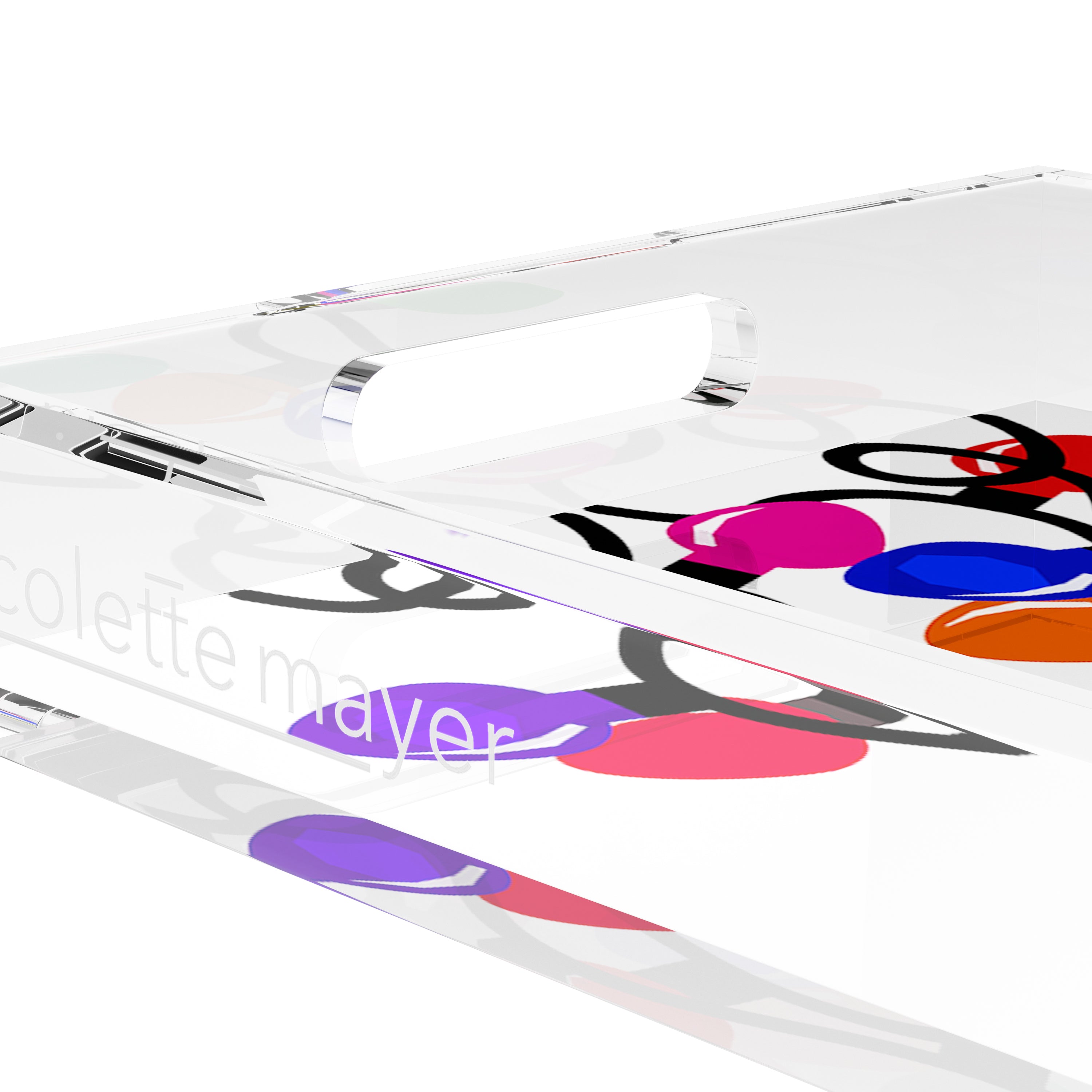 Xmas Tangle Primaries 22.5X14.5 Acrylic Tray - nicolettemayer.com