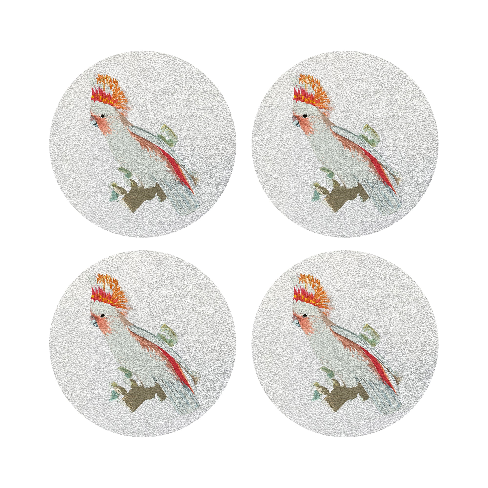 Cockatoo 4" Dinner Napkins- nicolettemayer.com
