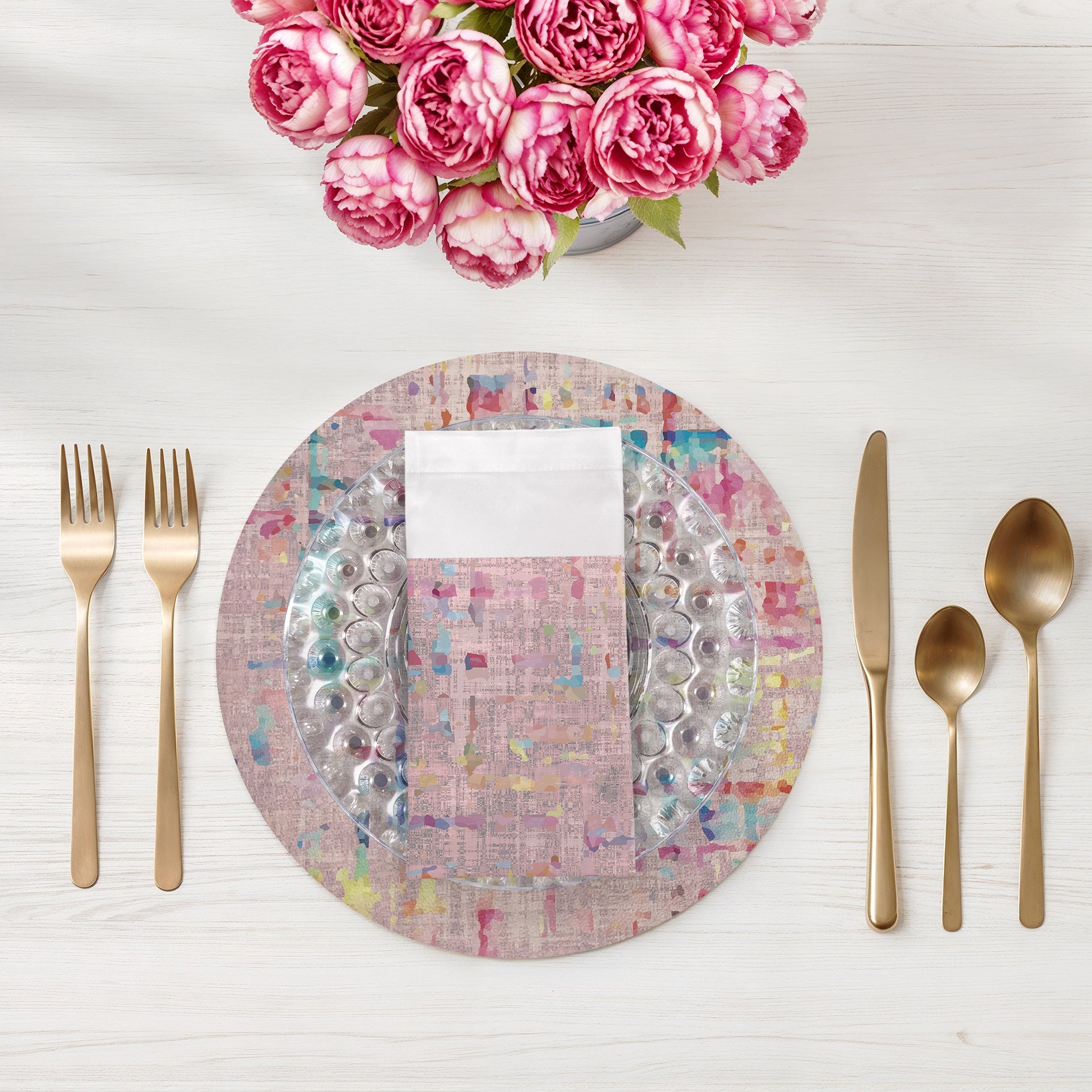 Coco Pink 22X22 Hemstitch Napkin - nicolettemayer.com