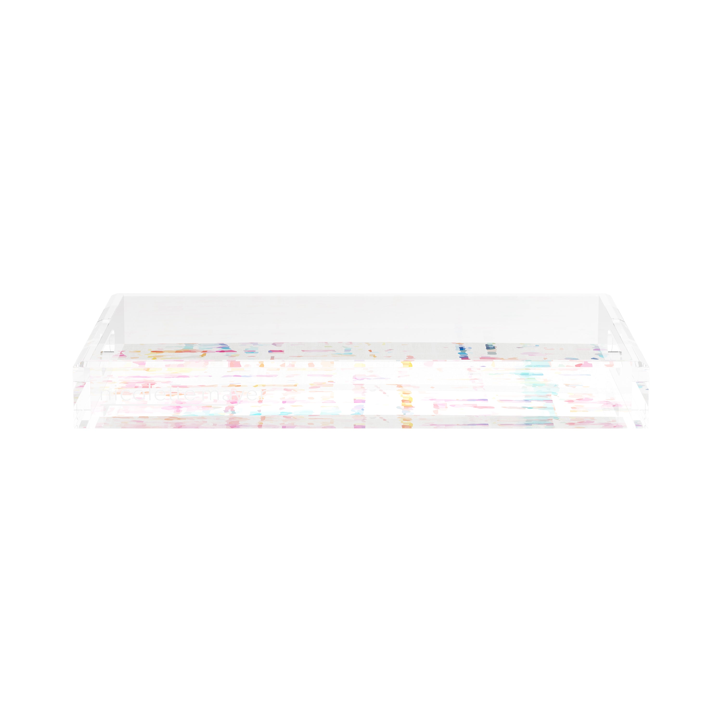 Coco Cream 17X10.5 Acrylic Tray - nicolettemayer.com