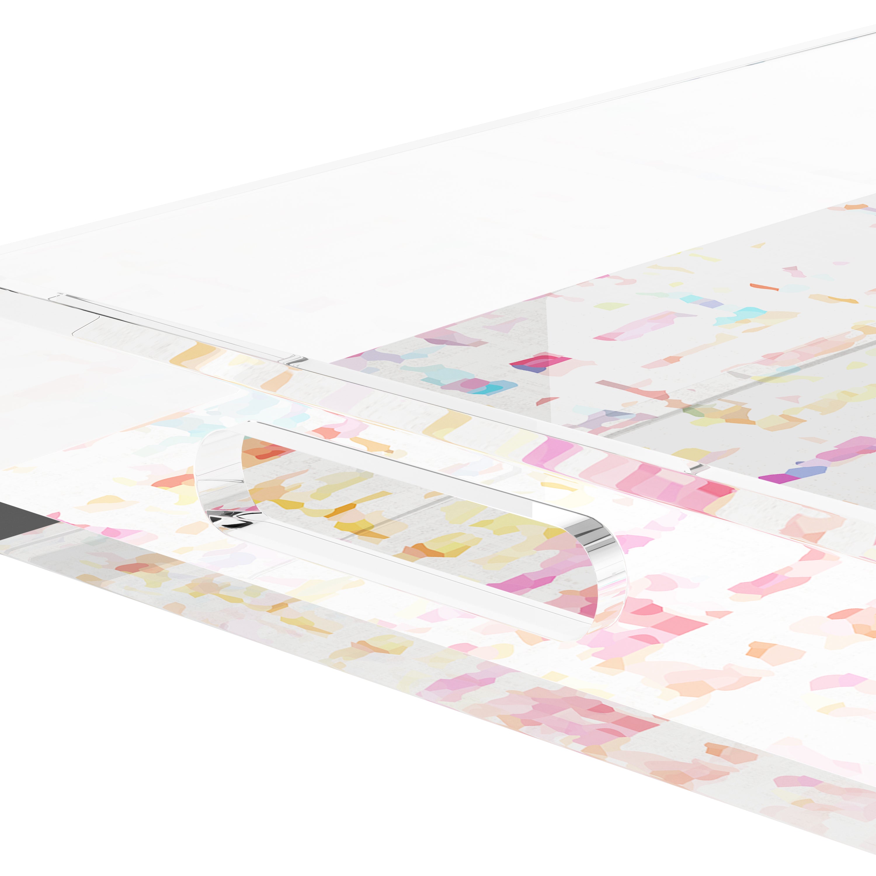 Coco Cream 22.5X14.5 Acrylic Tray - nicolettemayer.com