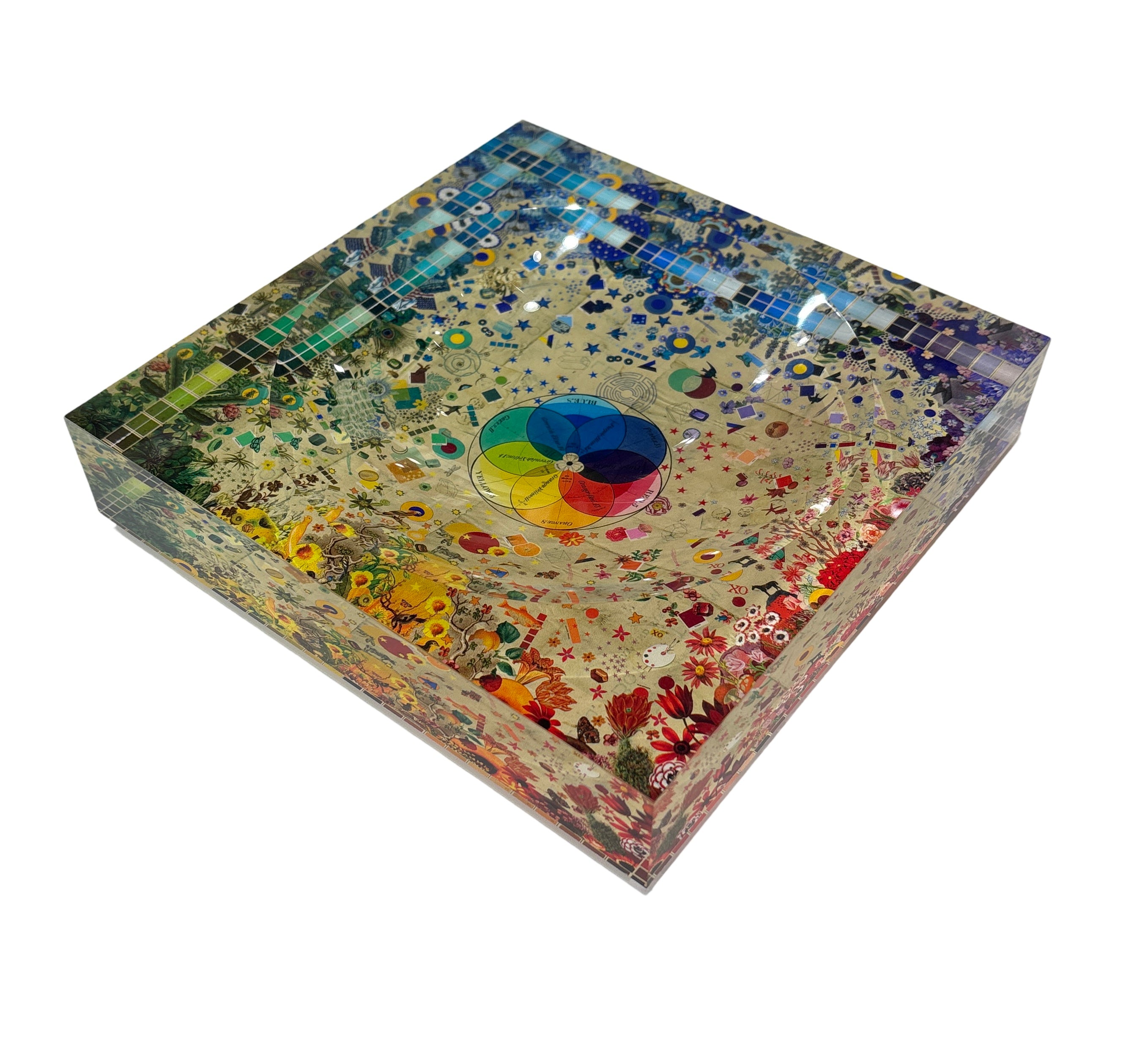 Color Wheel XOXO Acrylic Candy Catchall Dish