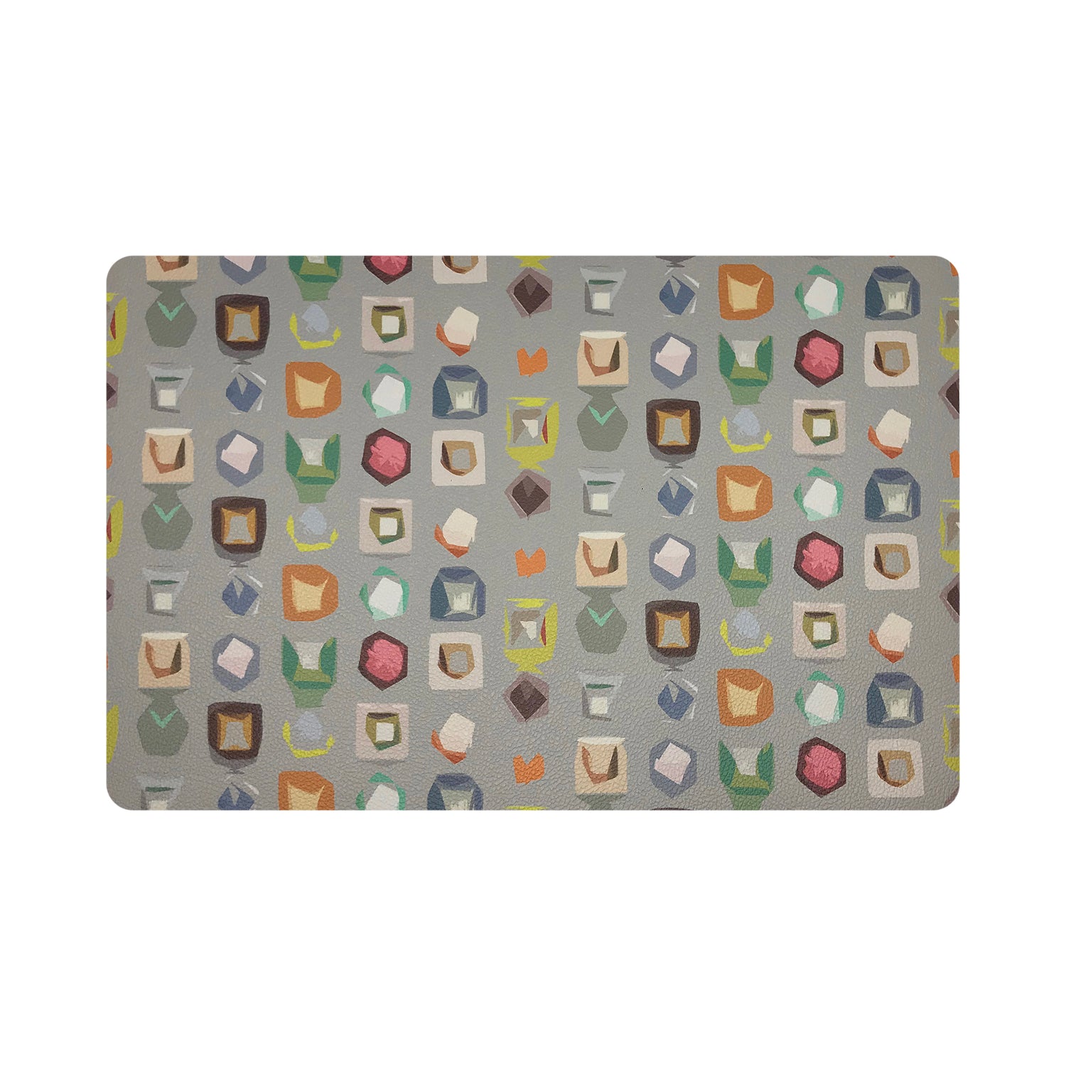 COLOR POP ANDRE 17.5" Rectangle Pebble Placemat, Set Of 4 - nicolettemayer.com