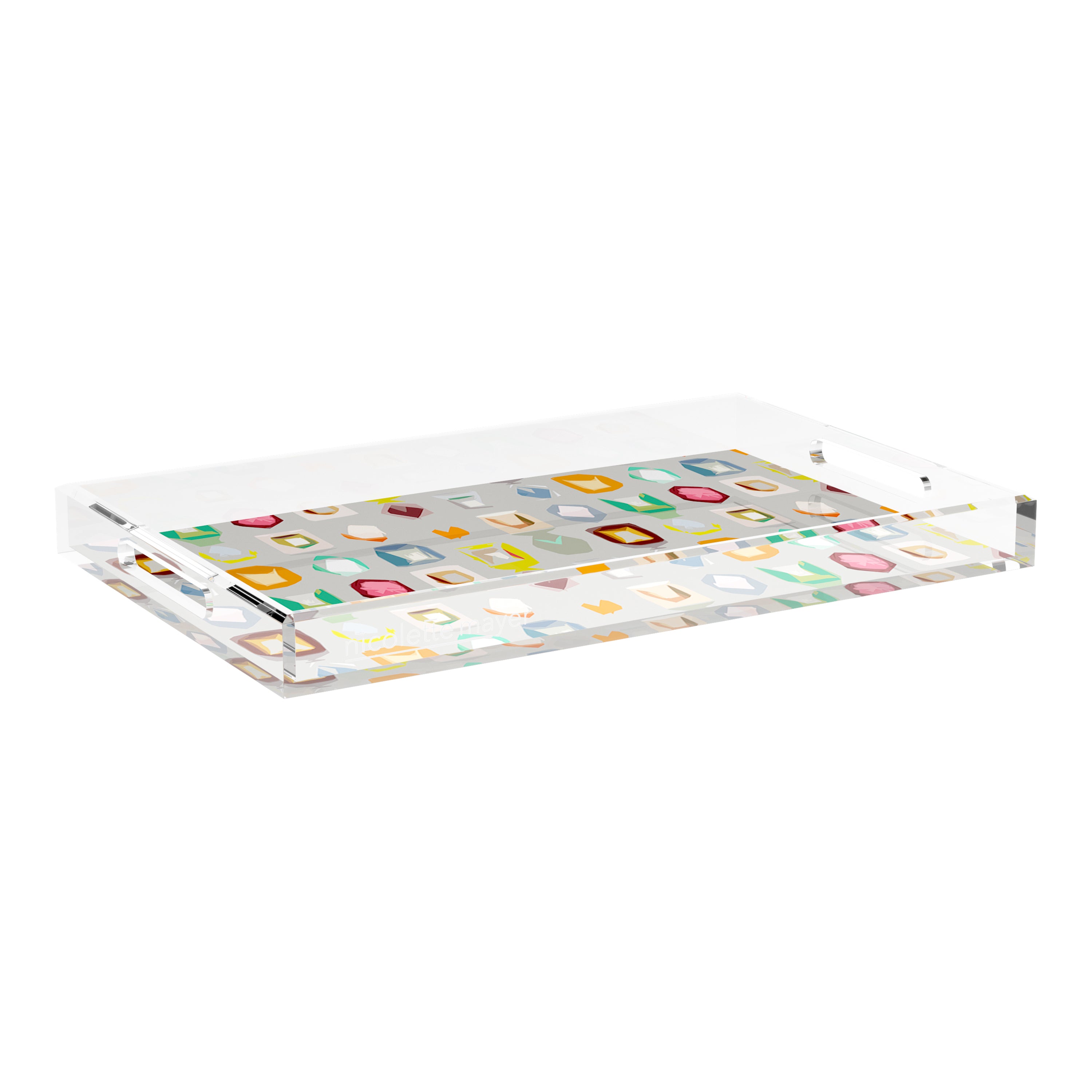 Colorpop Andre 22.5X14.5 Acrylic Tray - nicolettemayer.com