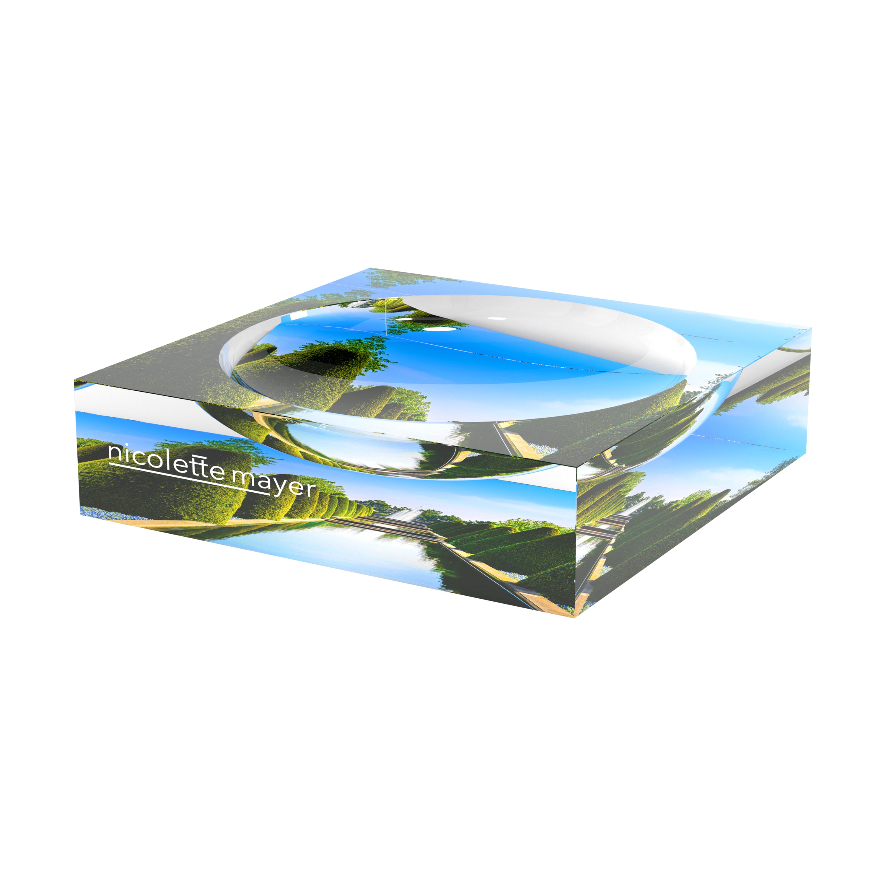 Conical Topiary Acrylic Candy Catchall Dish