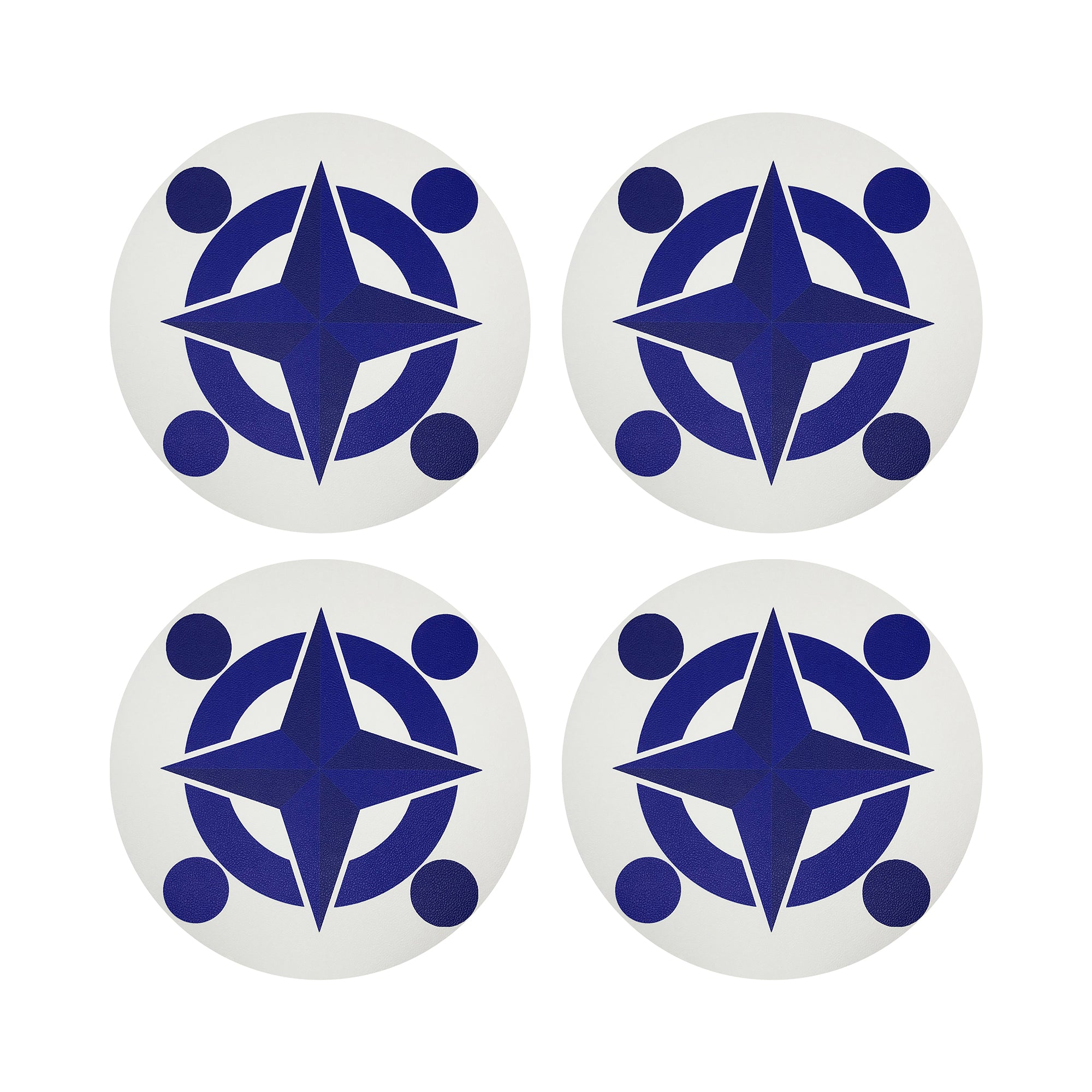 Constellations Compass 16 Round Pebble Placemat, Set Of 4 - nicolettemayer.com