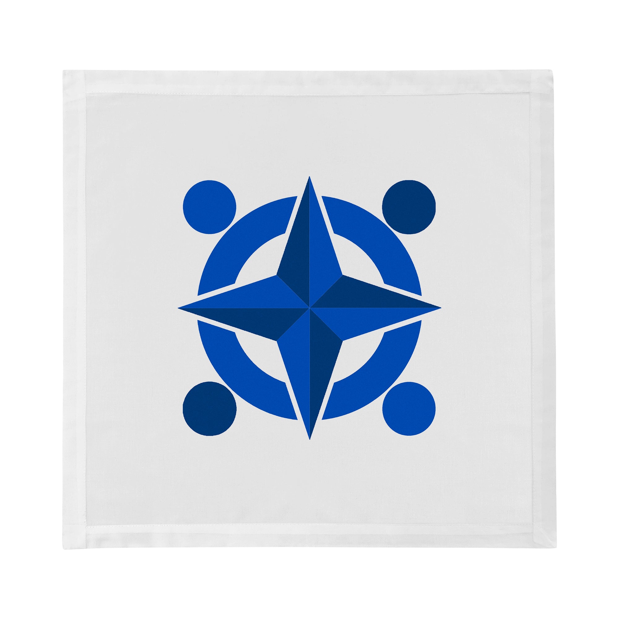 Sternbilder Kompass 22X22 Hohlsaum-Servietten, 4er-Set