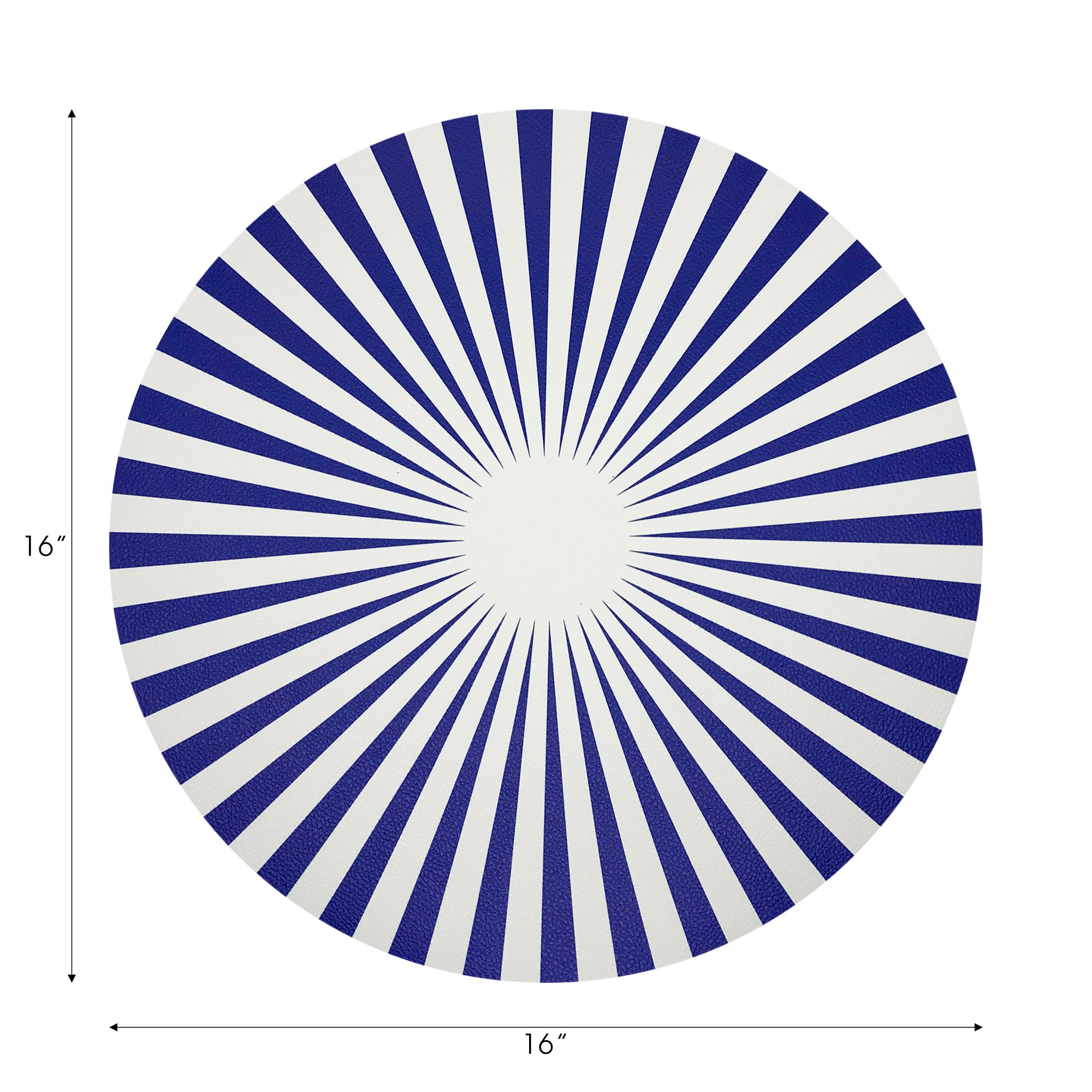 Constellations Point Vegan Leather Round Pebble Placemat - nicolettemayer.com