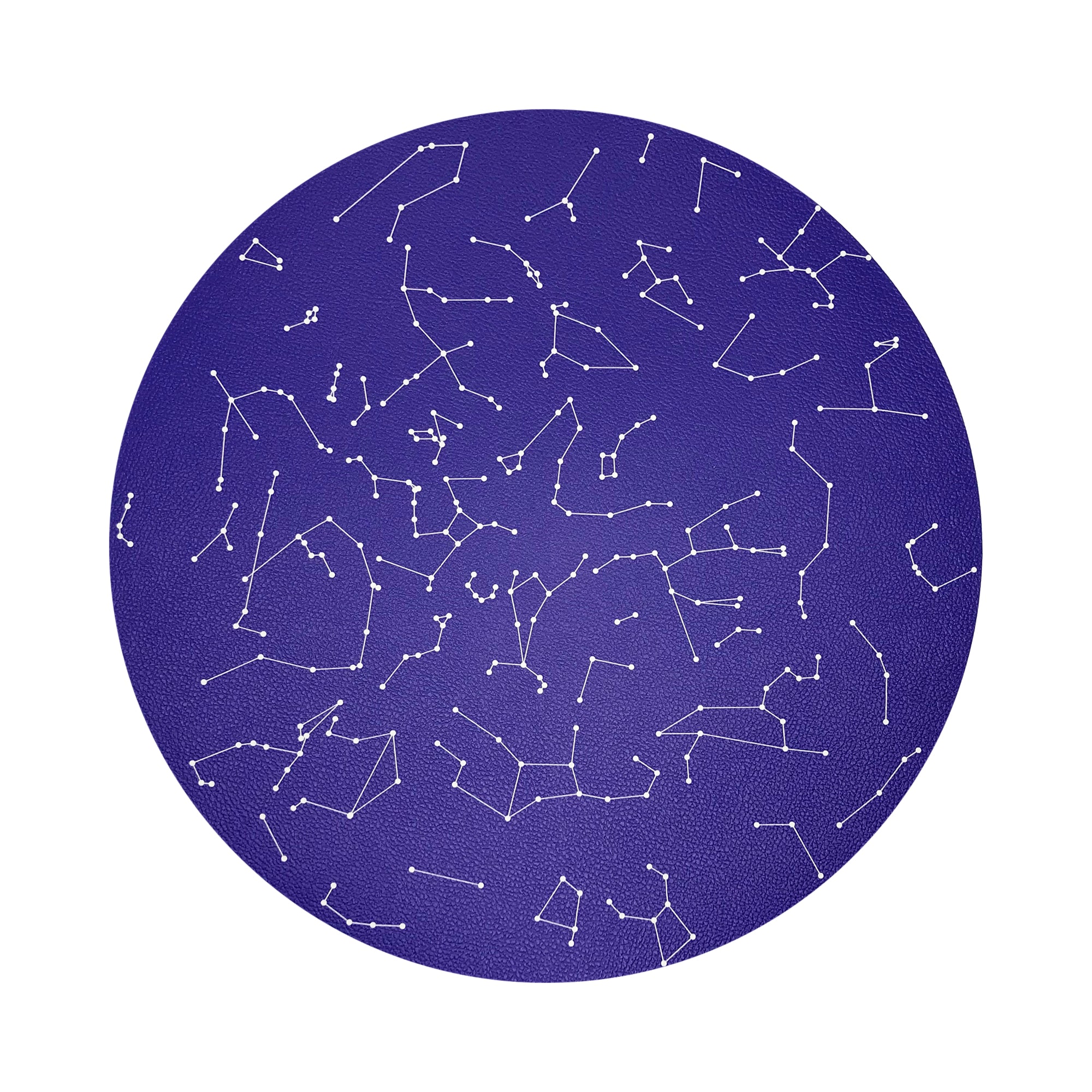 Constellations Stars 16 Round Pebble Placemat, Set Of 4 - nicolettemayer.com
