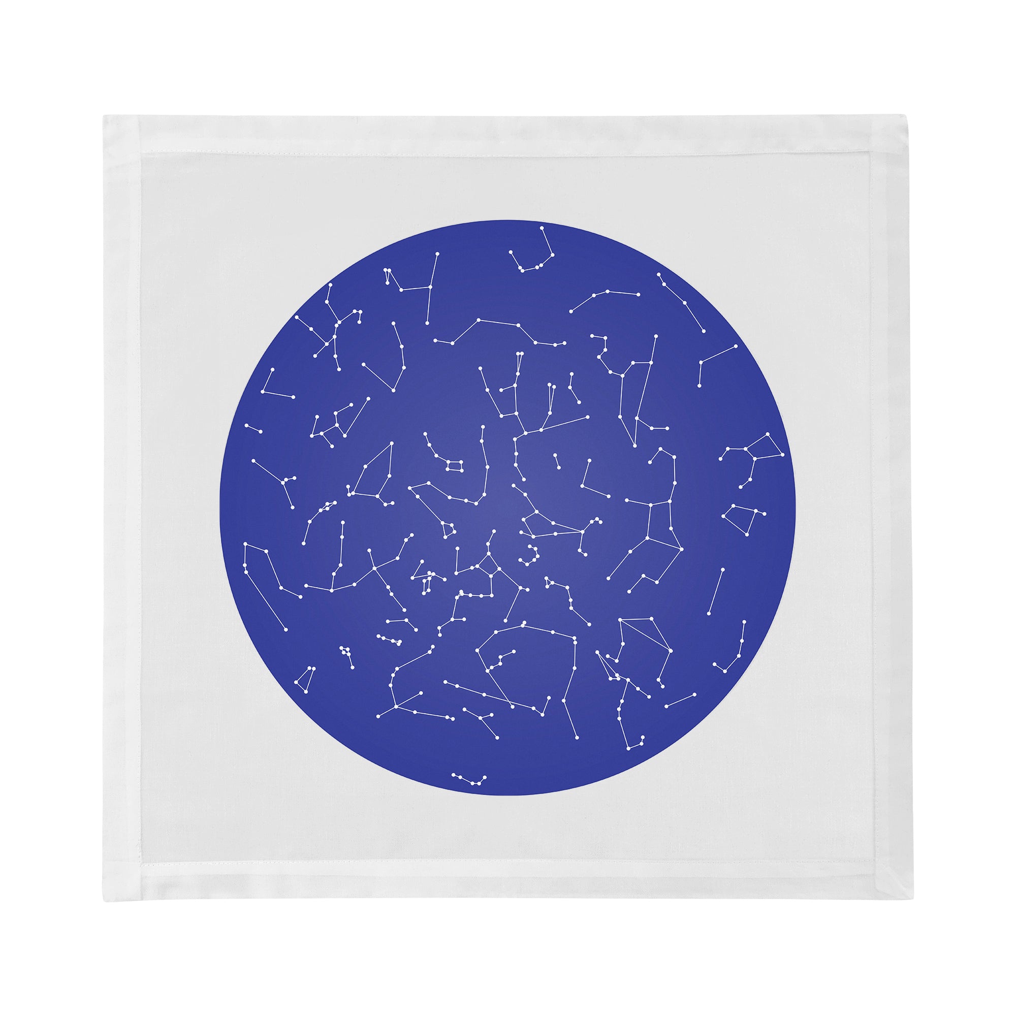 Constellations Stars Cotton Sateen Dinner Napkins - nicolettemayer.com