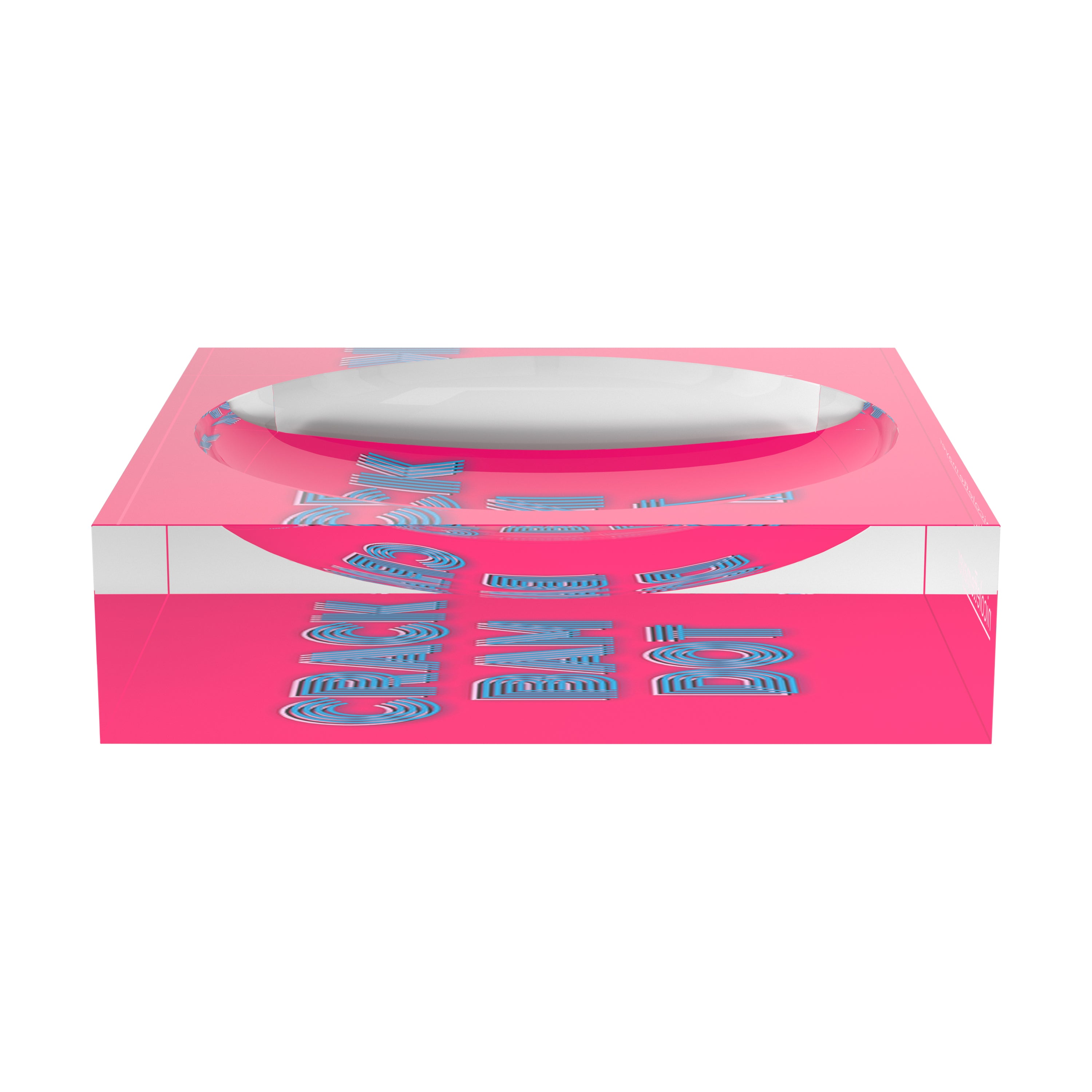 Mahjong Crack Bam Dot Hybiscus Powder Candy Catchall Dish