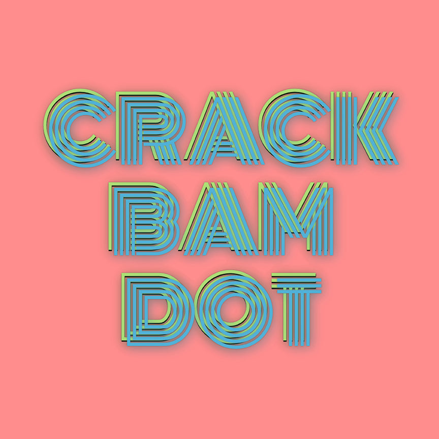 Mahjong Crack Bam Dot Petal Tendril Square Tray