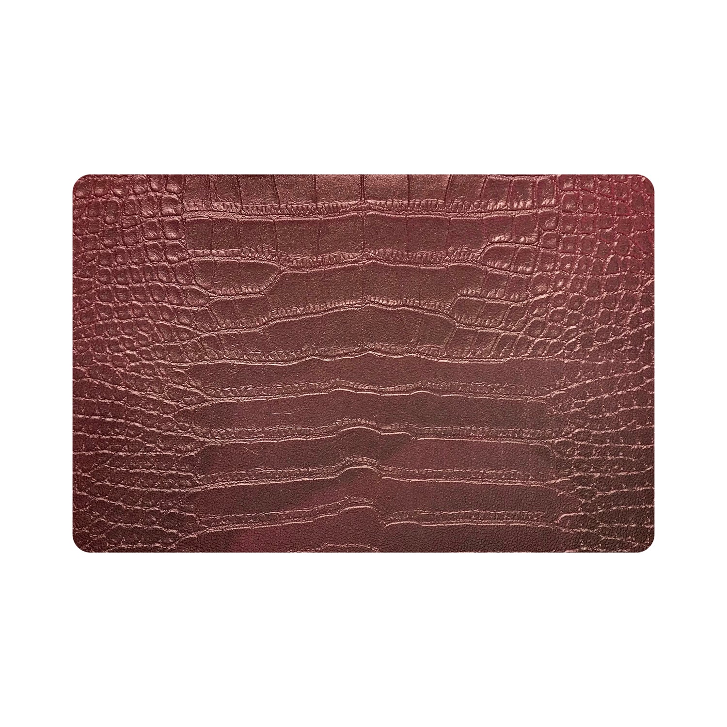 Crocodile Copper 17.5" Rectangle Pebble Placemat, Set Of 4 - nicolettemayer.com