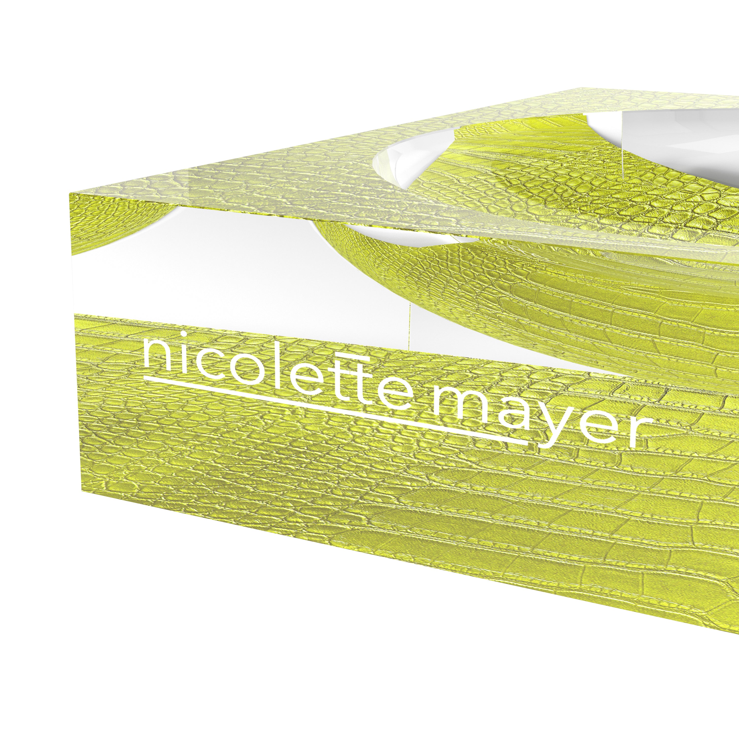 Crocodile Key Lime Acrylic Candy Catchall Dish