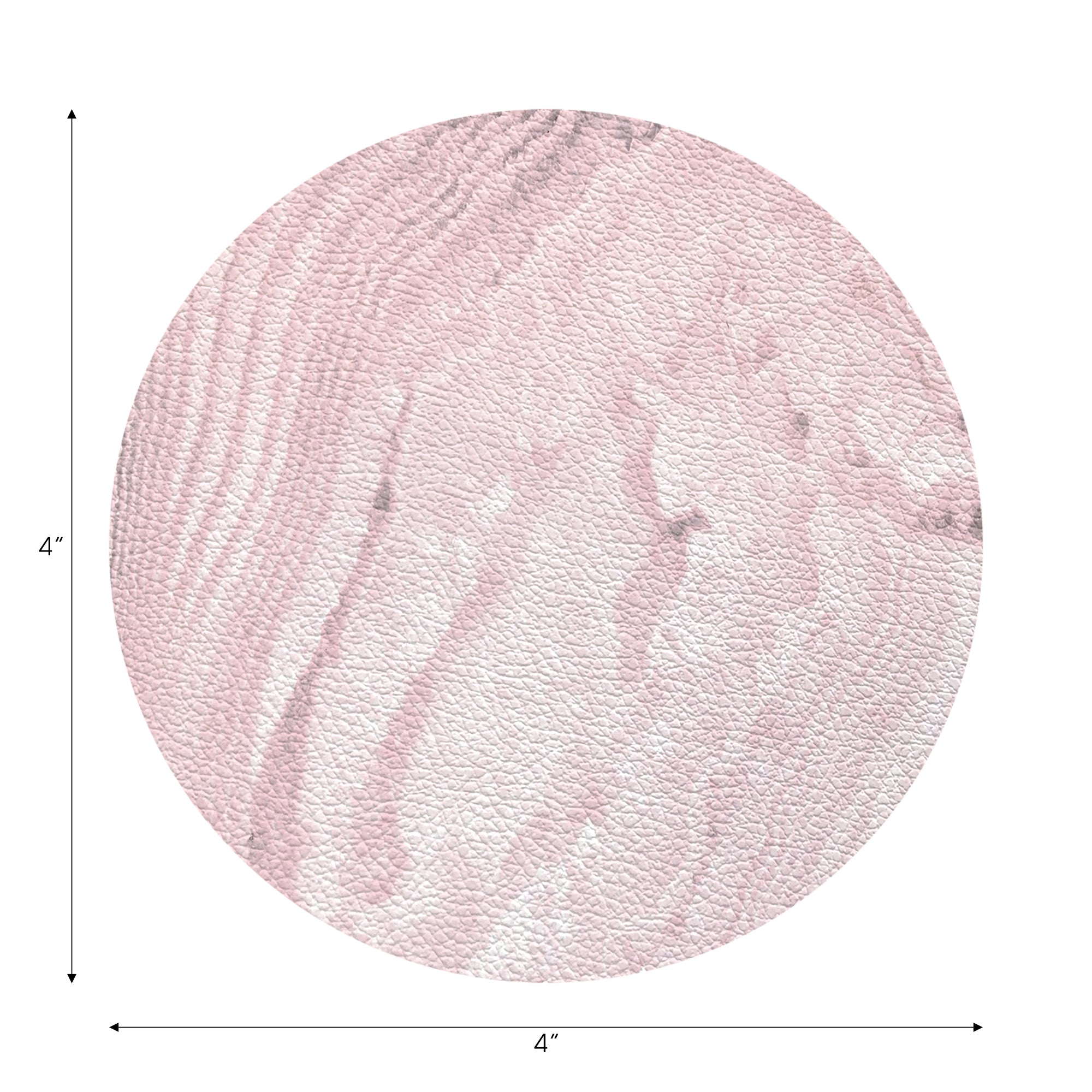 Crystal Blossom Vegan Leather Coasters - nicolettemayer.com