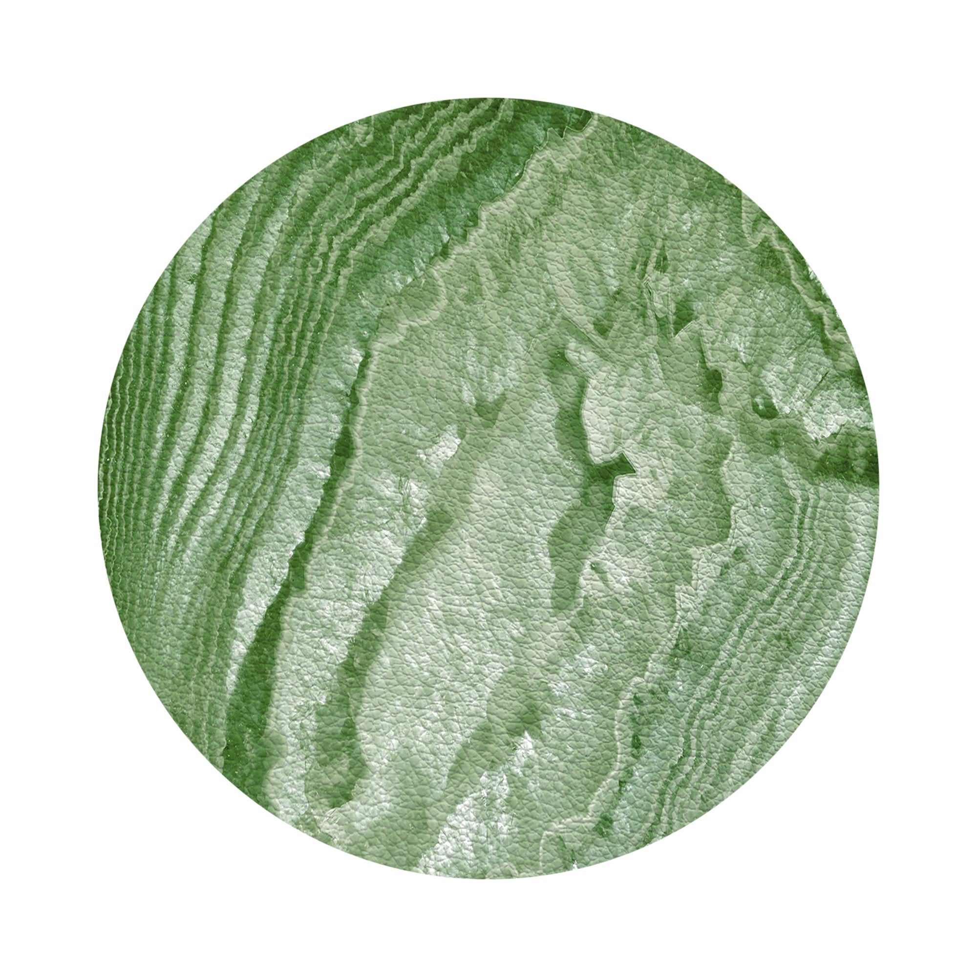 Crystal Moss Vegan Leather Coasters - nicolettemayer.com