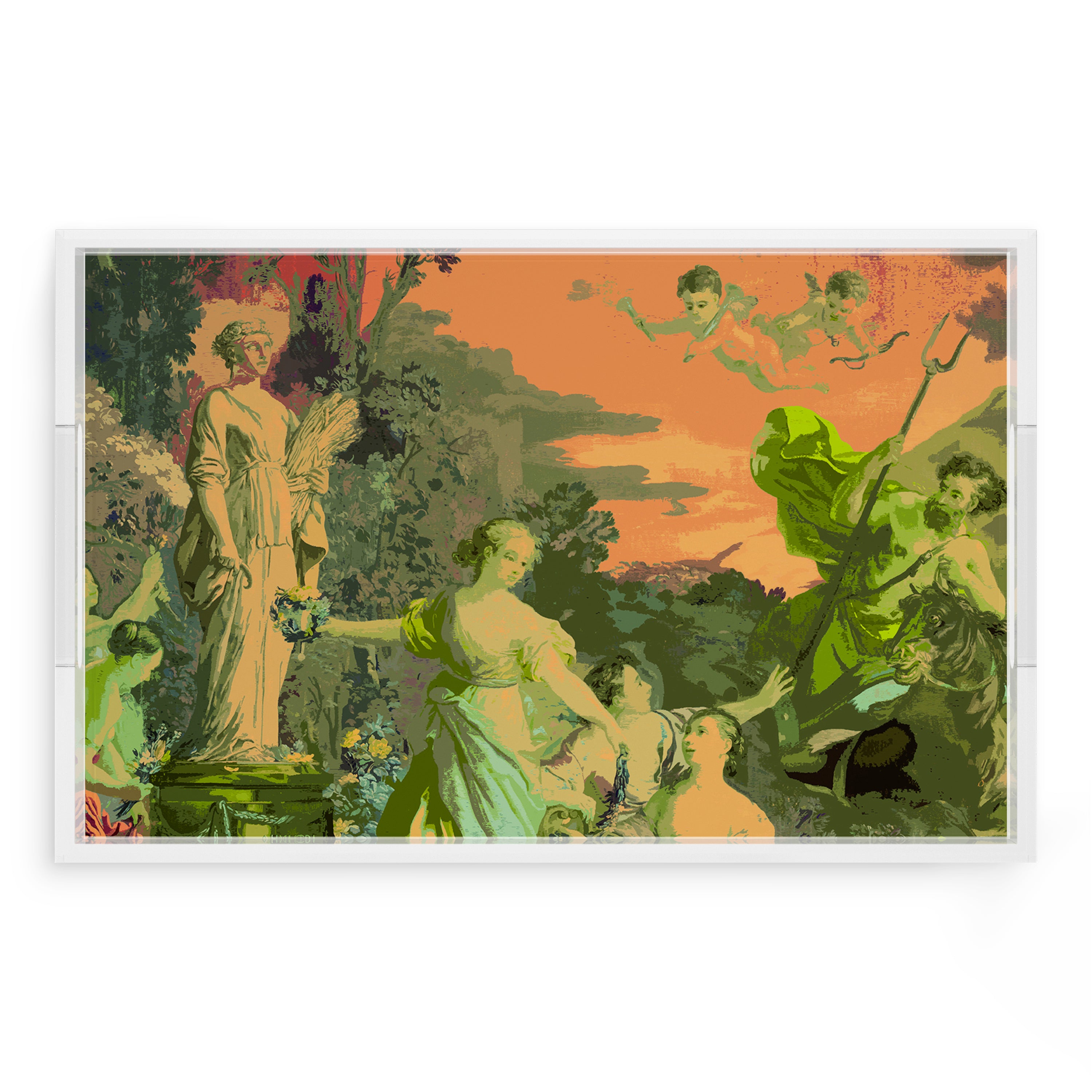 Cyprus Picnic Acid Green 22.5X14.5 Acrylic Tray - nicolettemayer.com