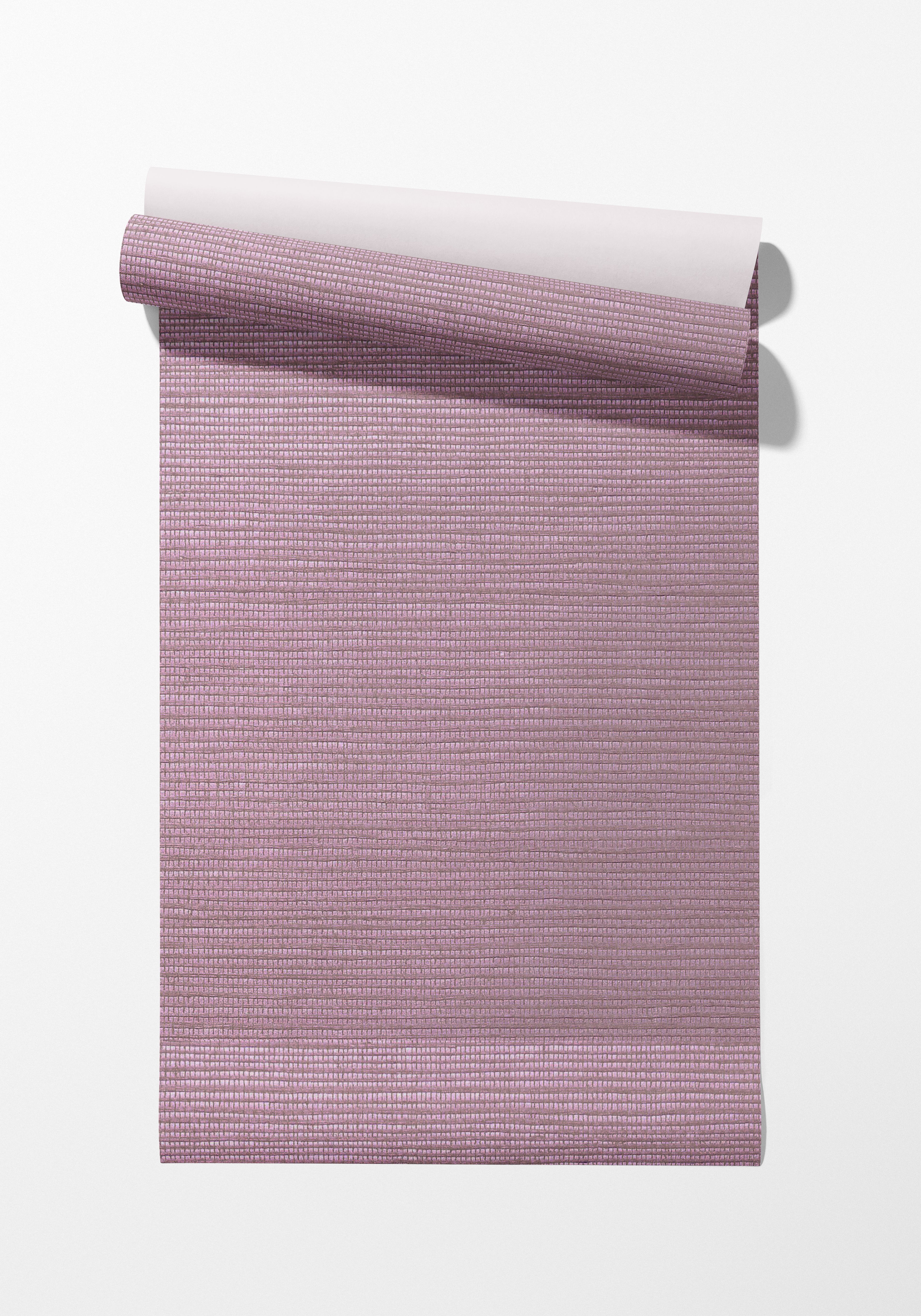 Metallica Dark Lilac Grasscloth Solid Wallpaper - nicolettemayer.com