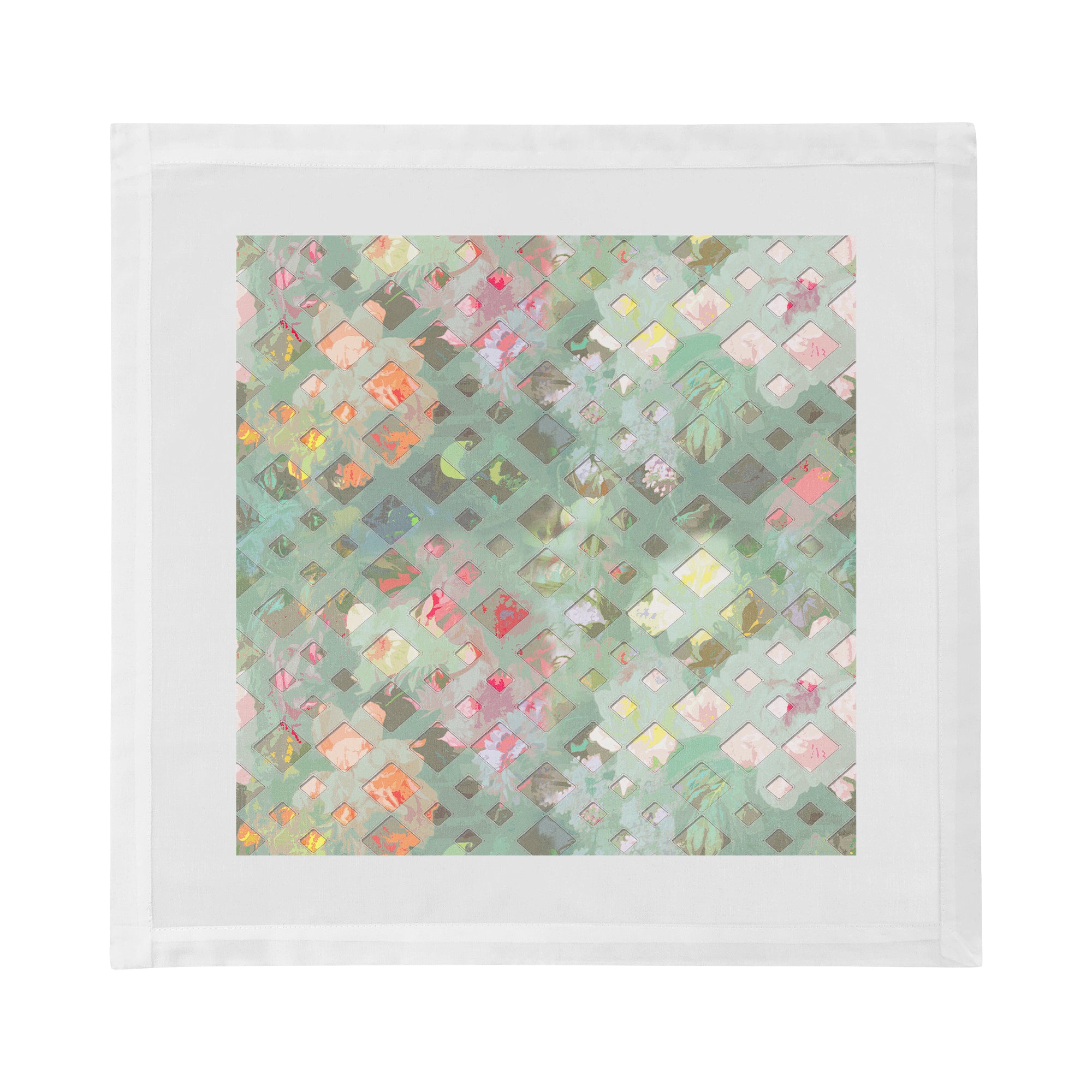 Defosse Trellis Brandun Cotton Sateen Dinner Napkins