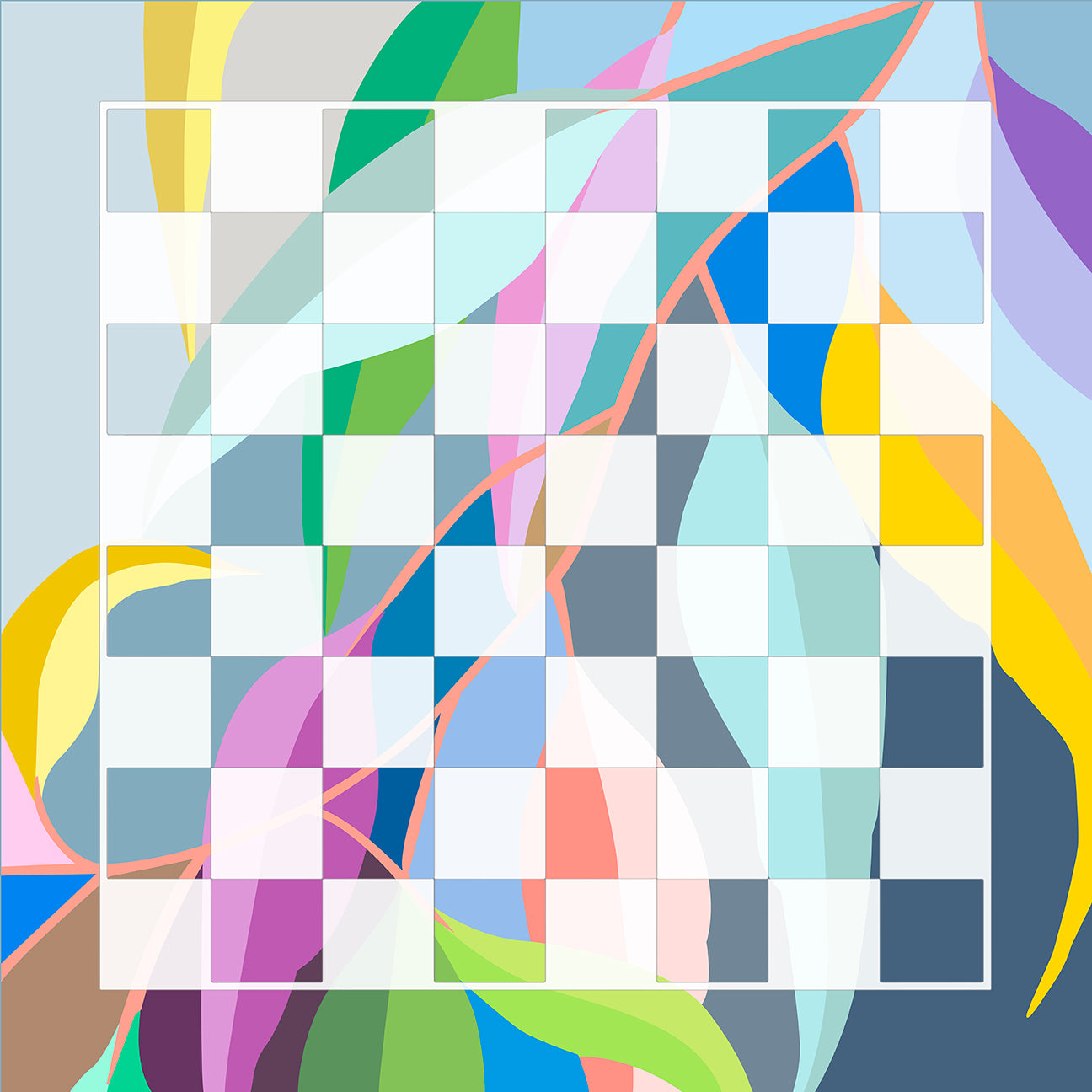 Eucalyptus Spring Acrylic Chess Set