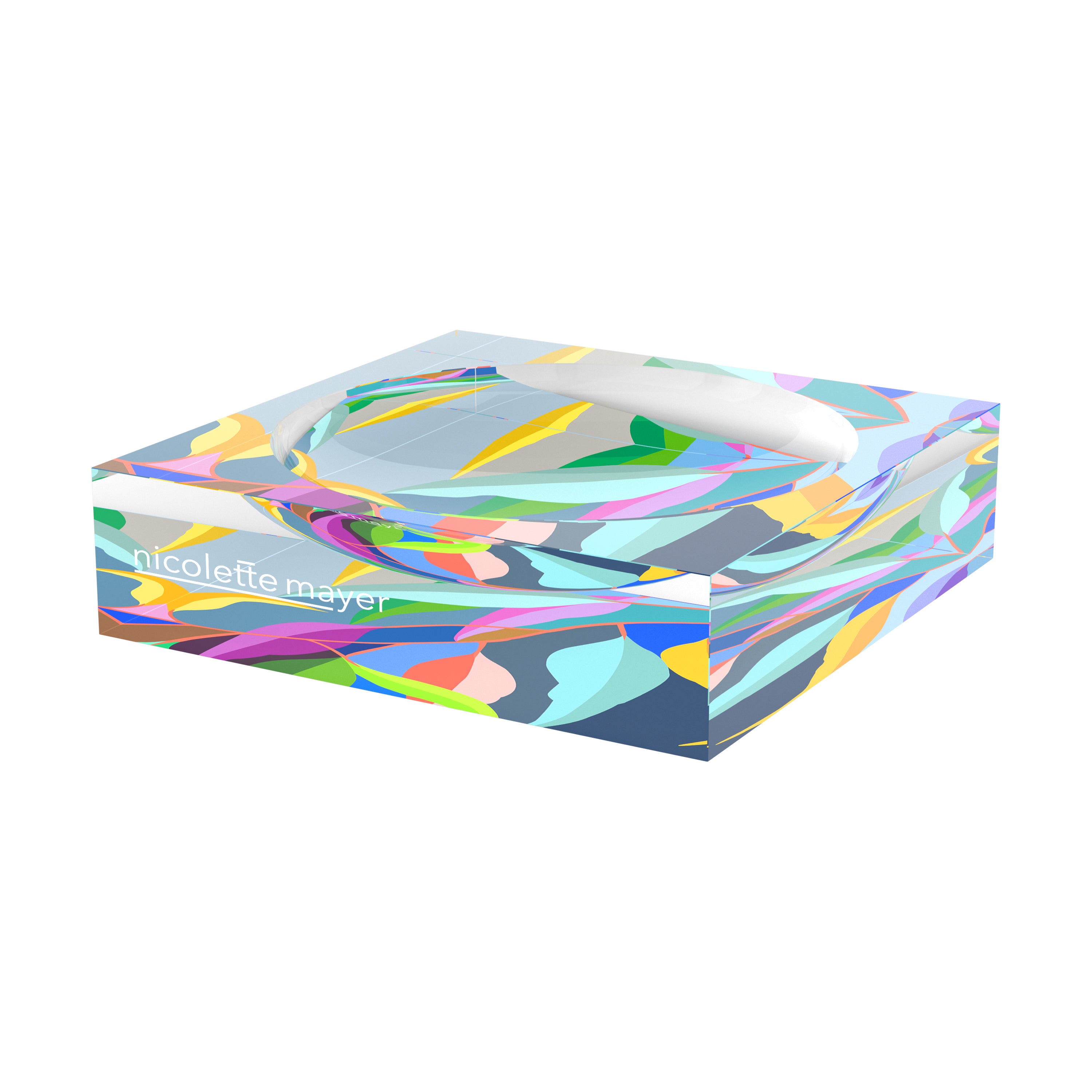 Eucalyptus Spring Acrylic Candy Catchall Dish