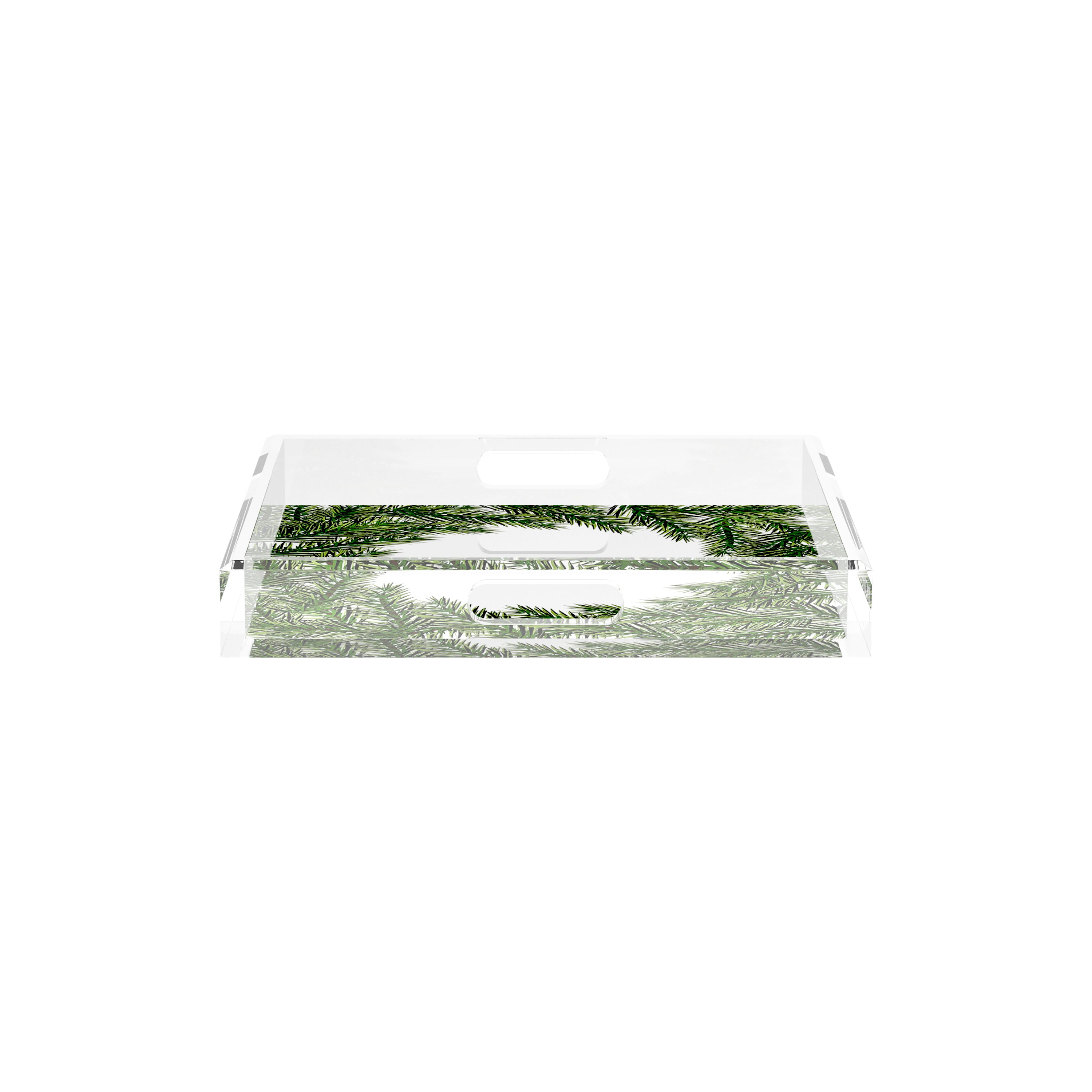 Evergreen 12X12 Acrylic Tray - nicolettemayer.com