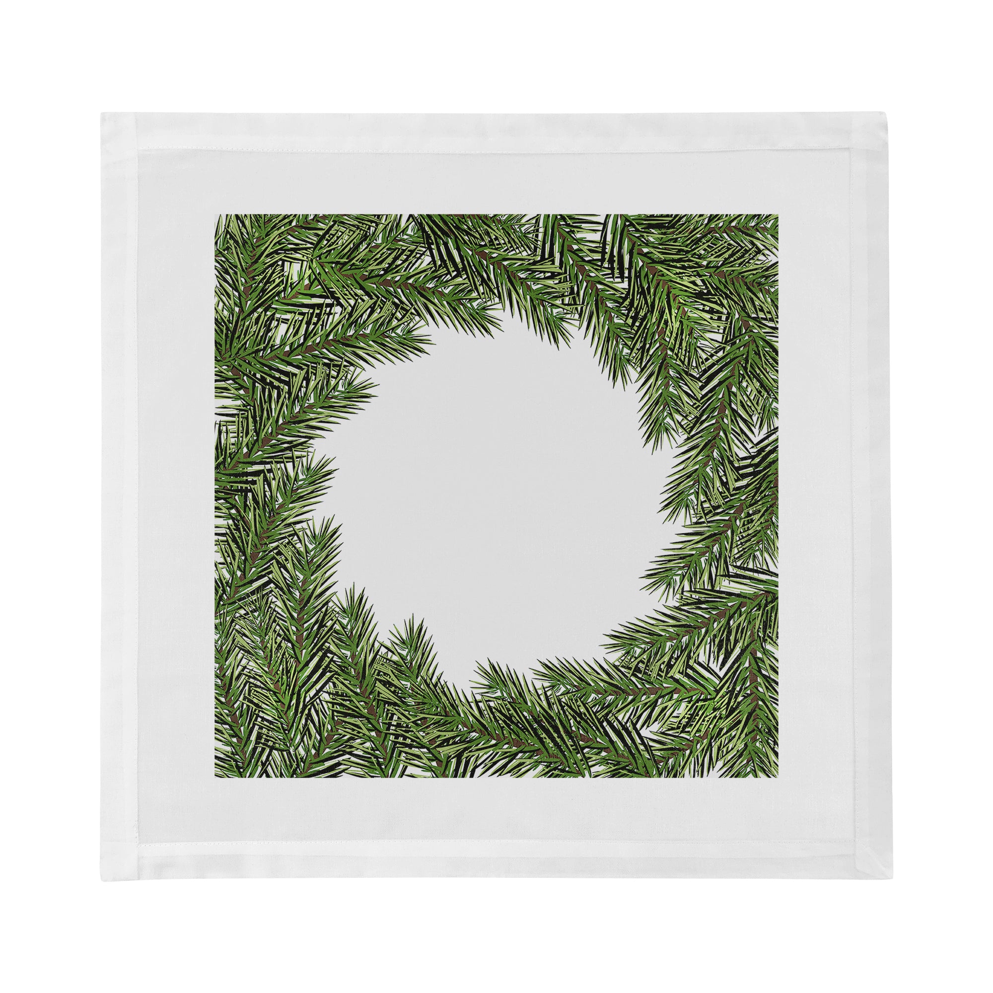 Evergreen Cotton Sateen Dinner Napkins