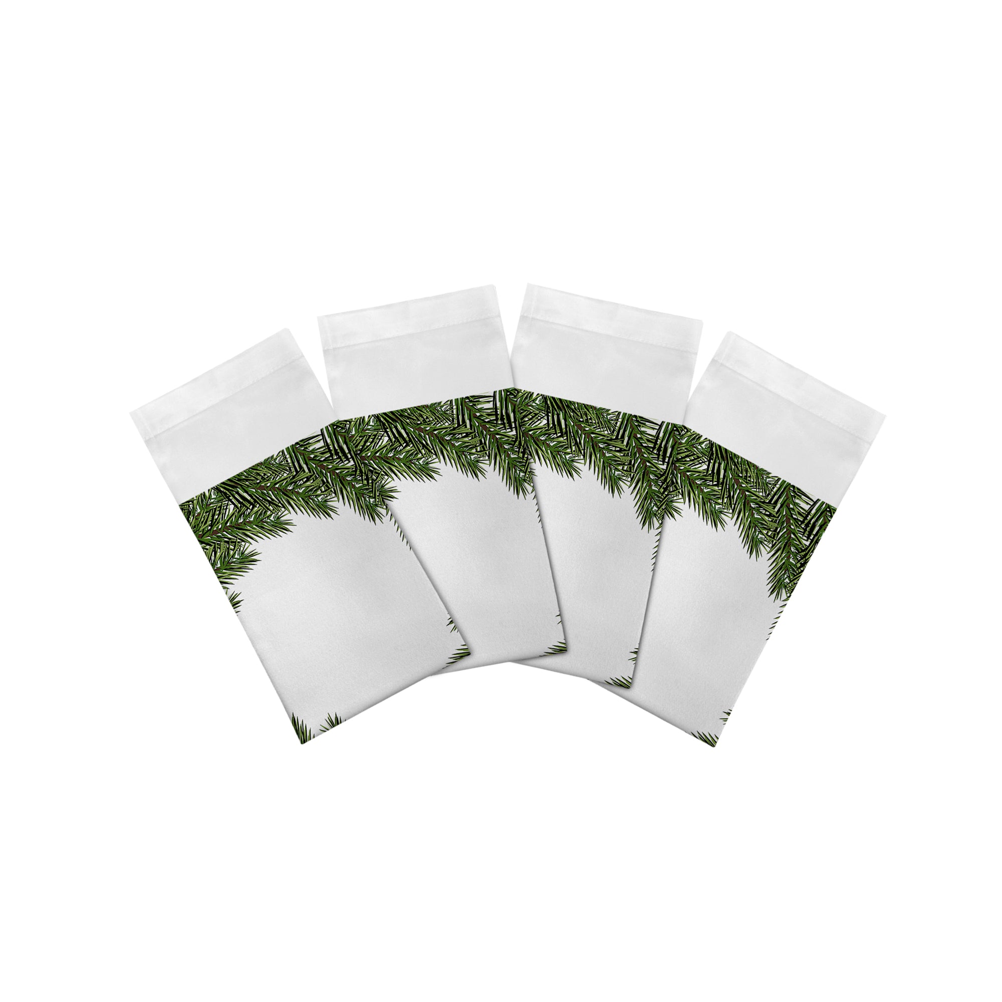 Evergreen Cotton Sateen Dinner Napkins