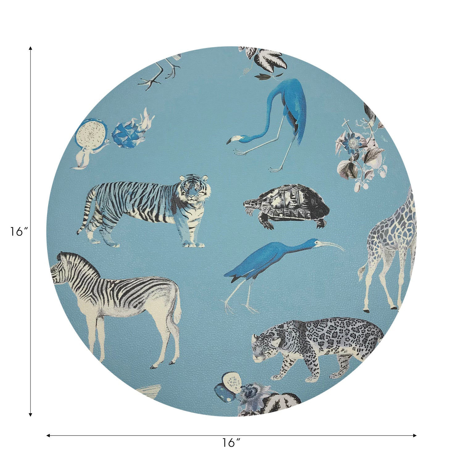 Exotix Stamford 16" Round Pebble Placemats, Set of 4 - nicolettemayer.com