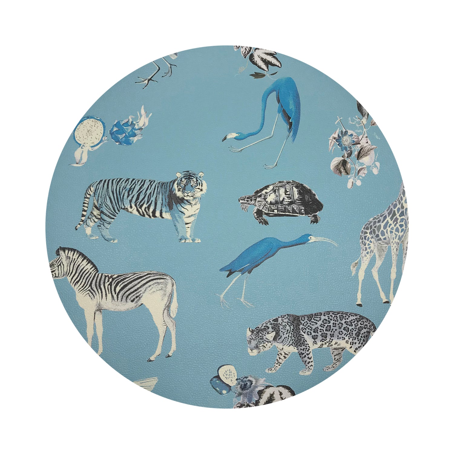 Exotix Stamford 16" Round Pebble Placemats, Set of 4 - nicolettemayer.com